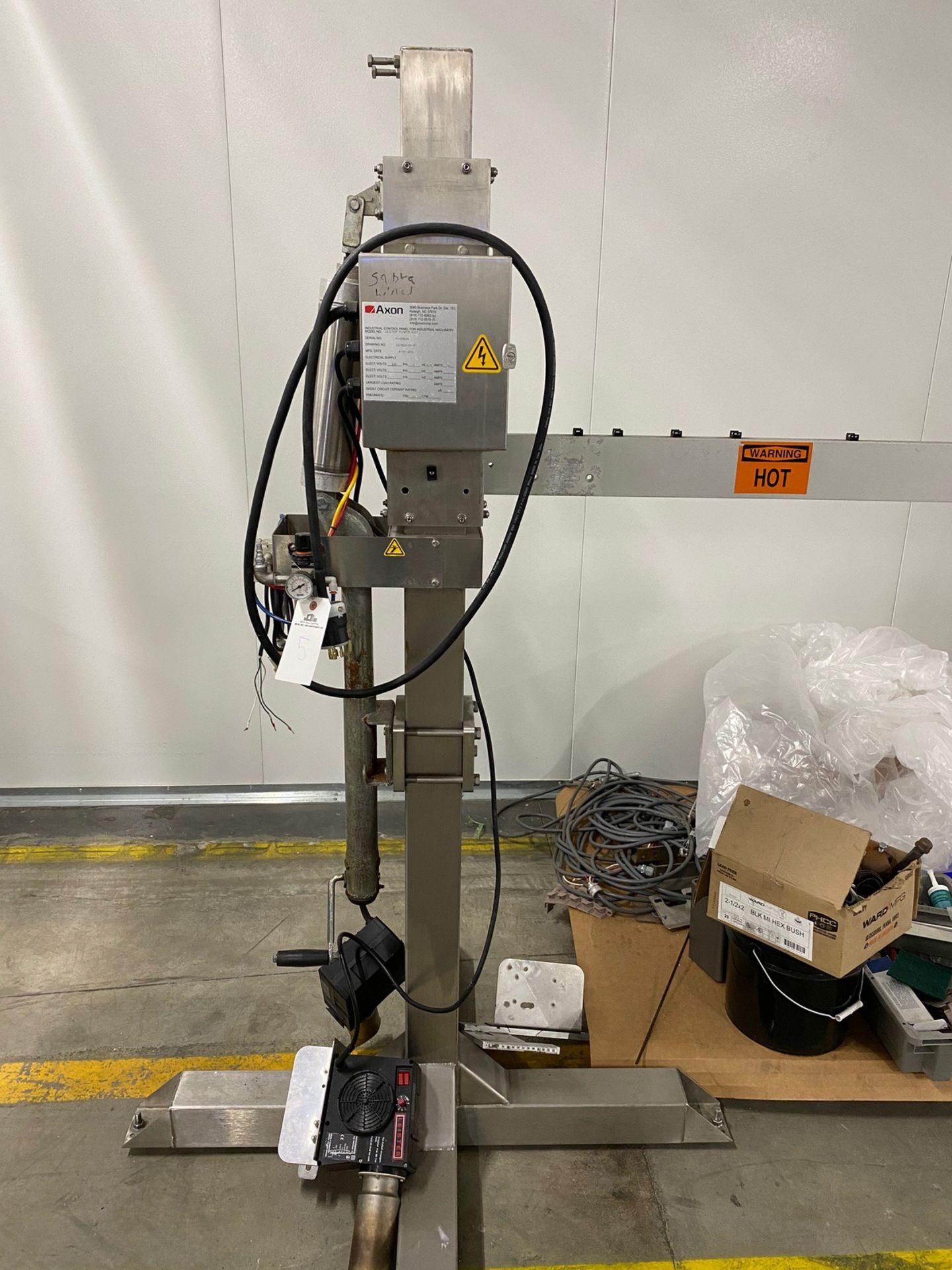 2012 Axon Lesiter Power Dist Heated Blower, T-120608, Adjustable Height (Tagged As | Rig Fee $150 - Image 2 of 6