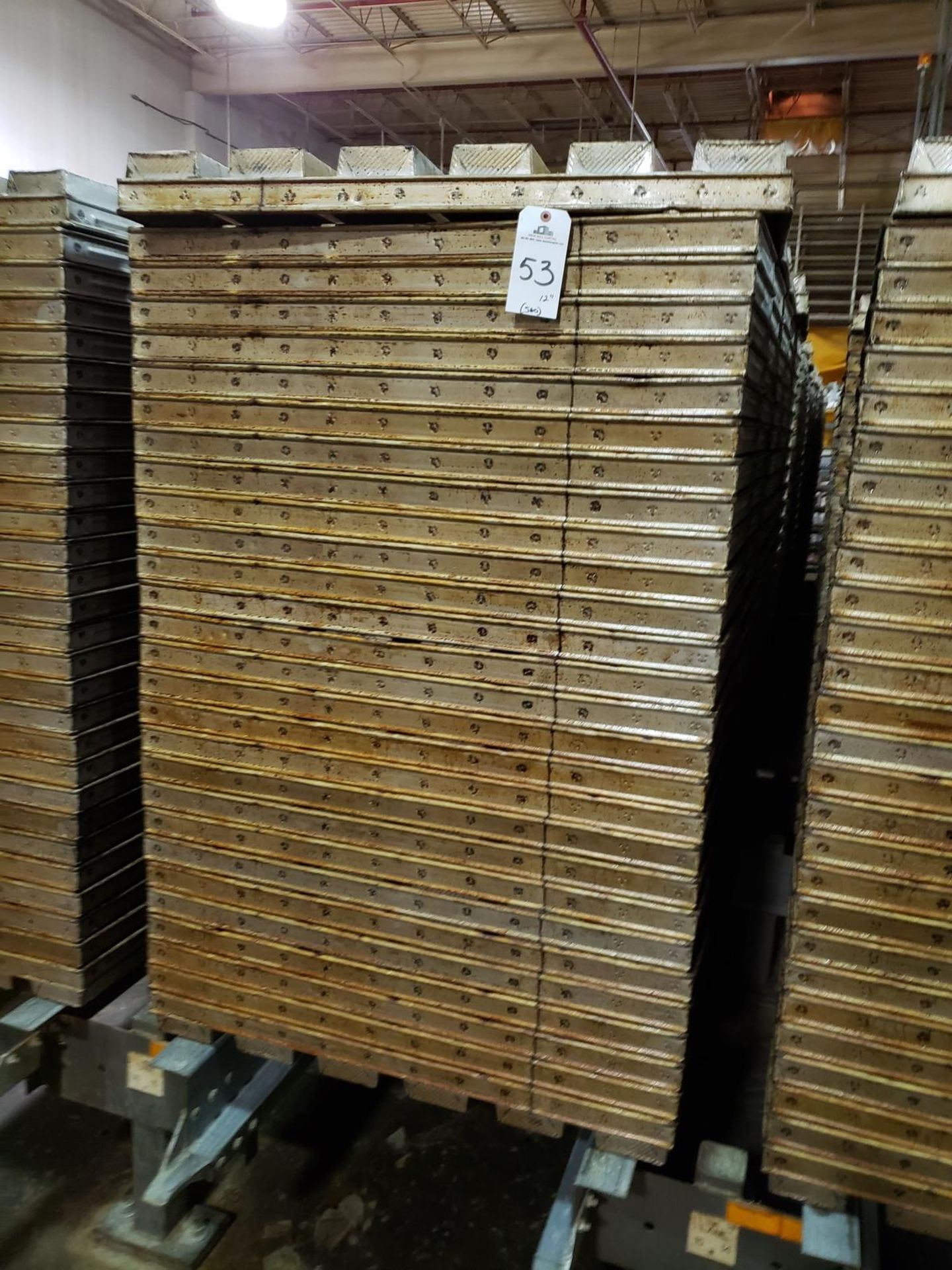 Lot of (560) Baking Pans | Rig Fee $400