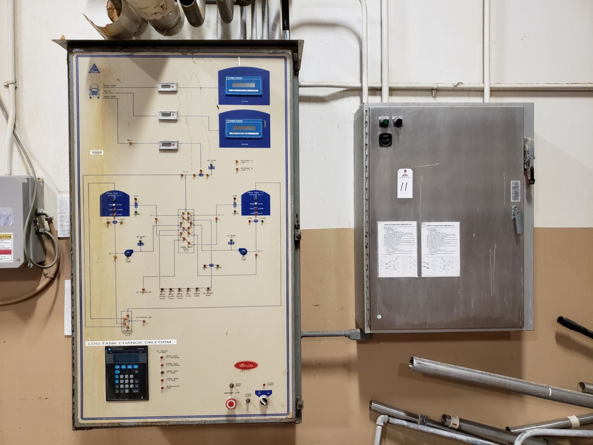 Lot of (2) Electrical Control Panels | Rig Fee $150