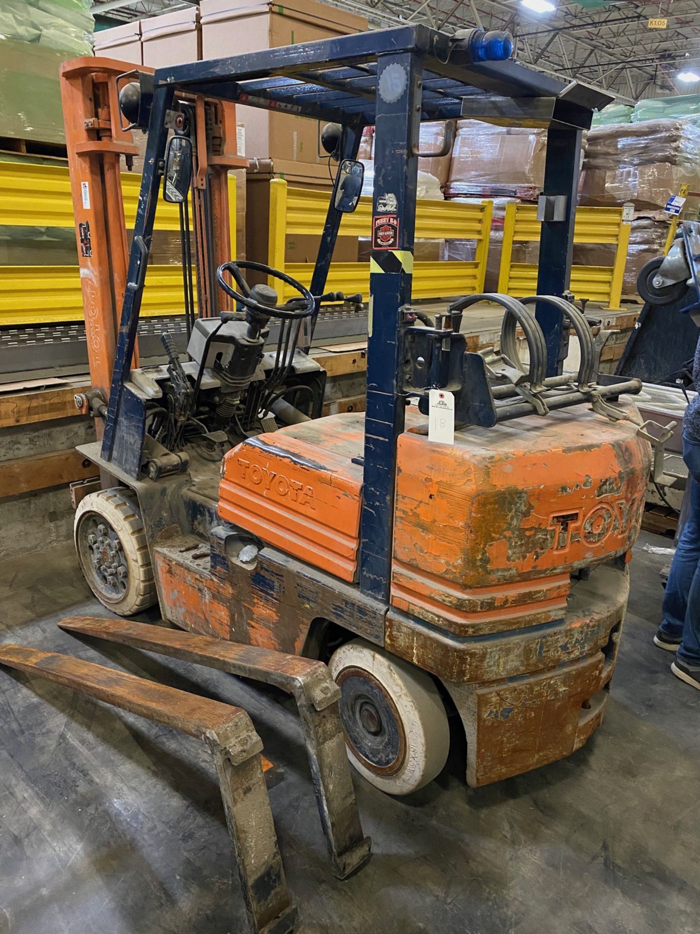 Toyota LPG Fork Lift (Tagged As 18) | Rig Fee $150