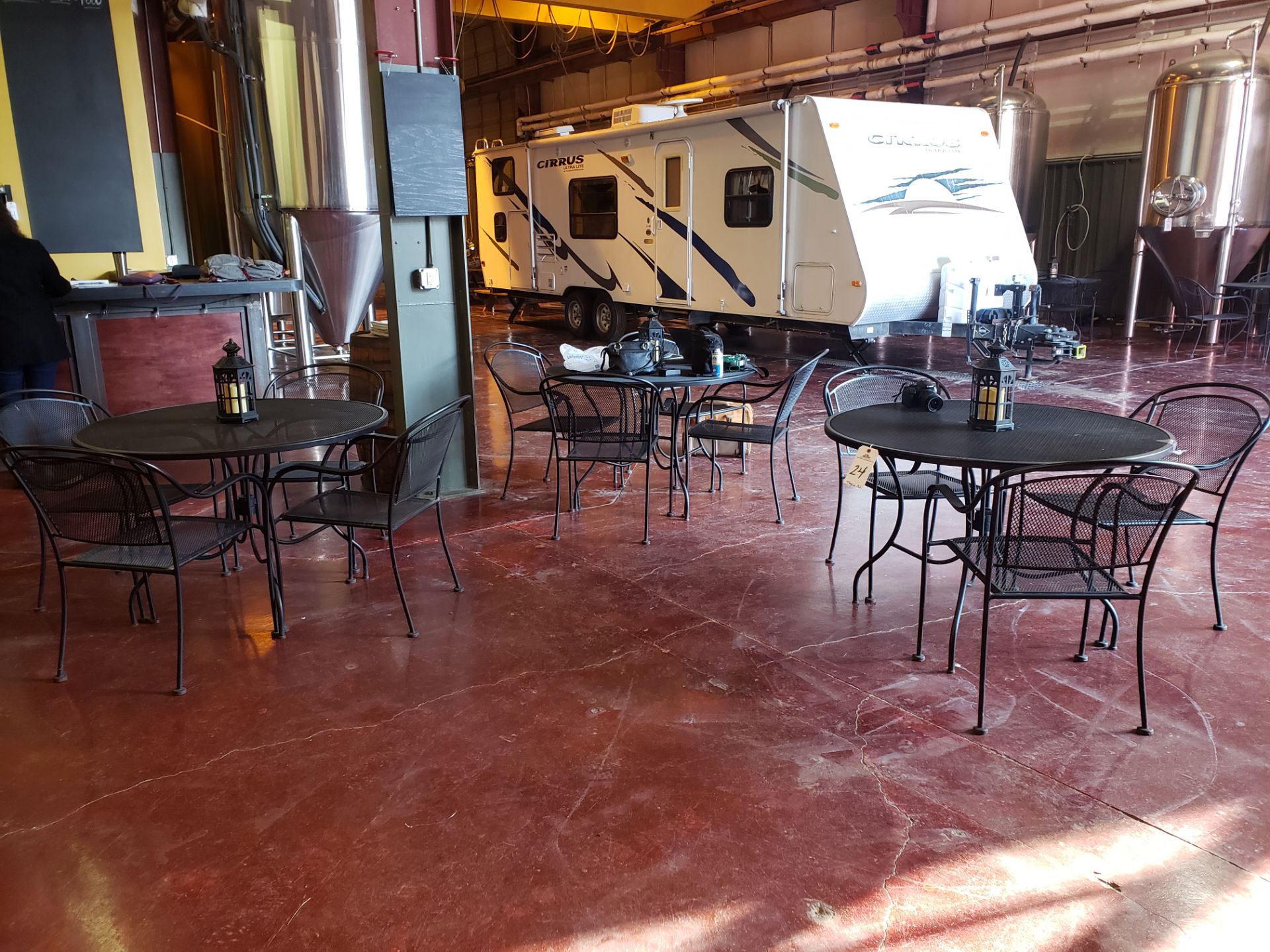 Lot of (6) Bar Tables & (24) Chairs | Rig Fee $100