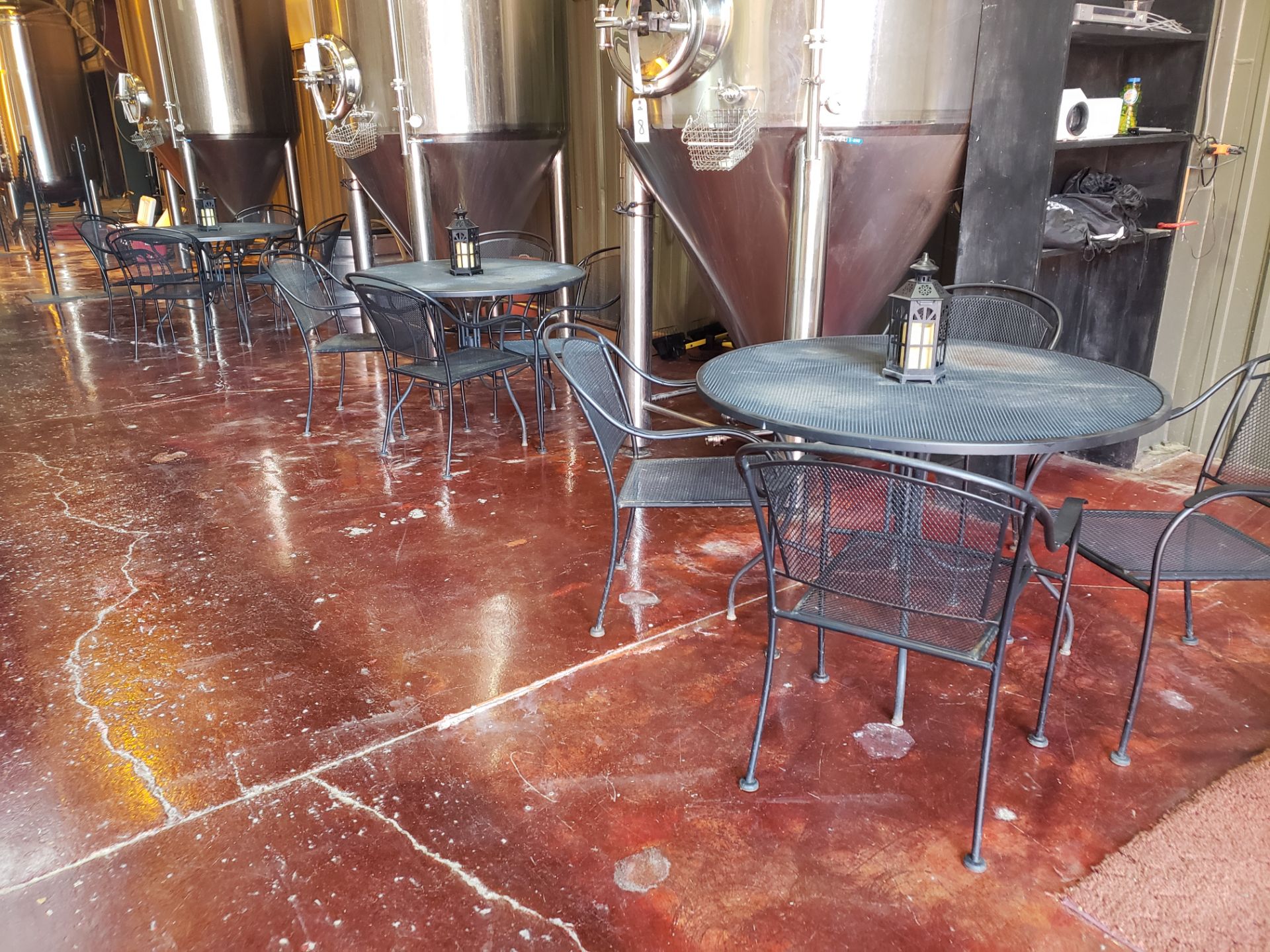 Lot of (6) Bar Tables & (24) Chairs | Rig Fee $100 - Image 2 of 2