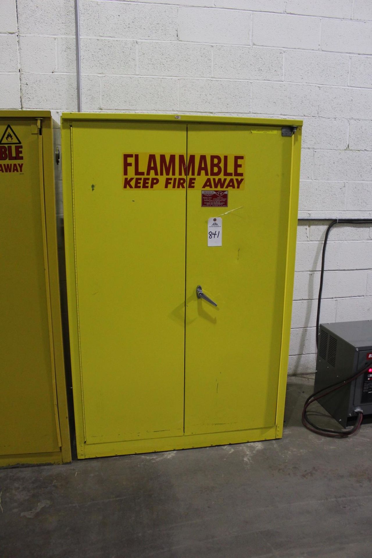 FLAMMABLE STORAGE CABINETS | Reqd Rig Fee: $50