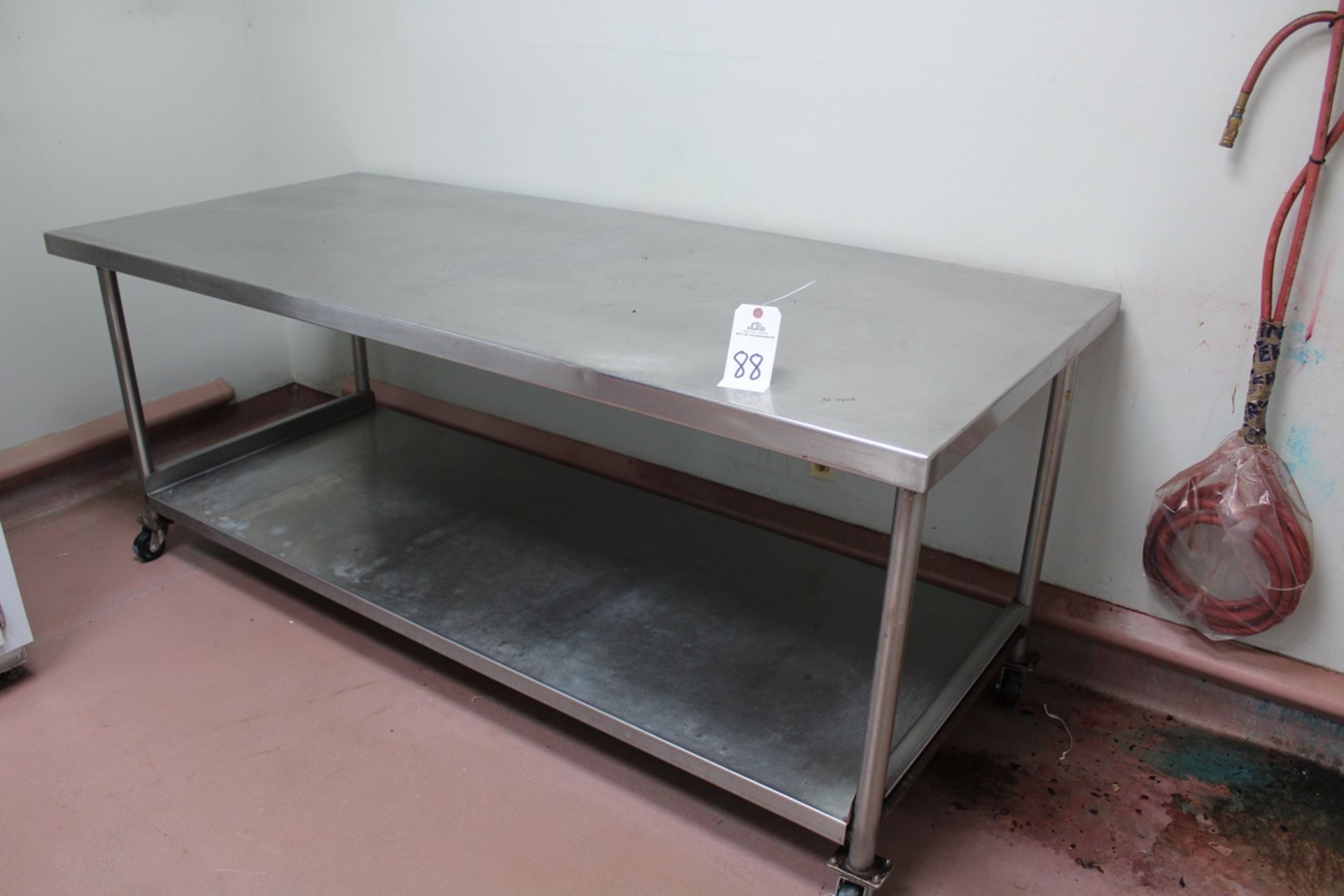 36 X 82 STAINLESS STEEL TABLE | Reqd Rig Fee: SEE DESC