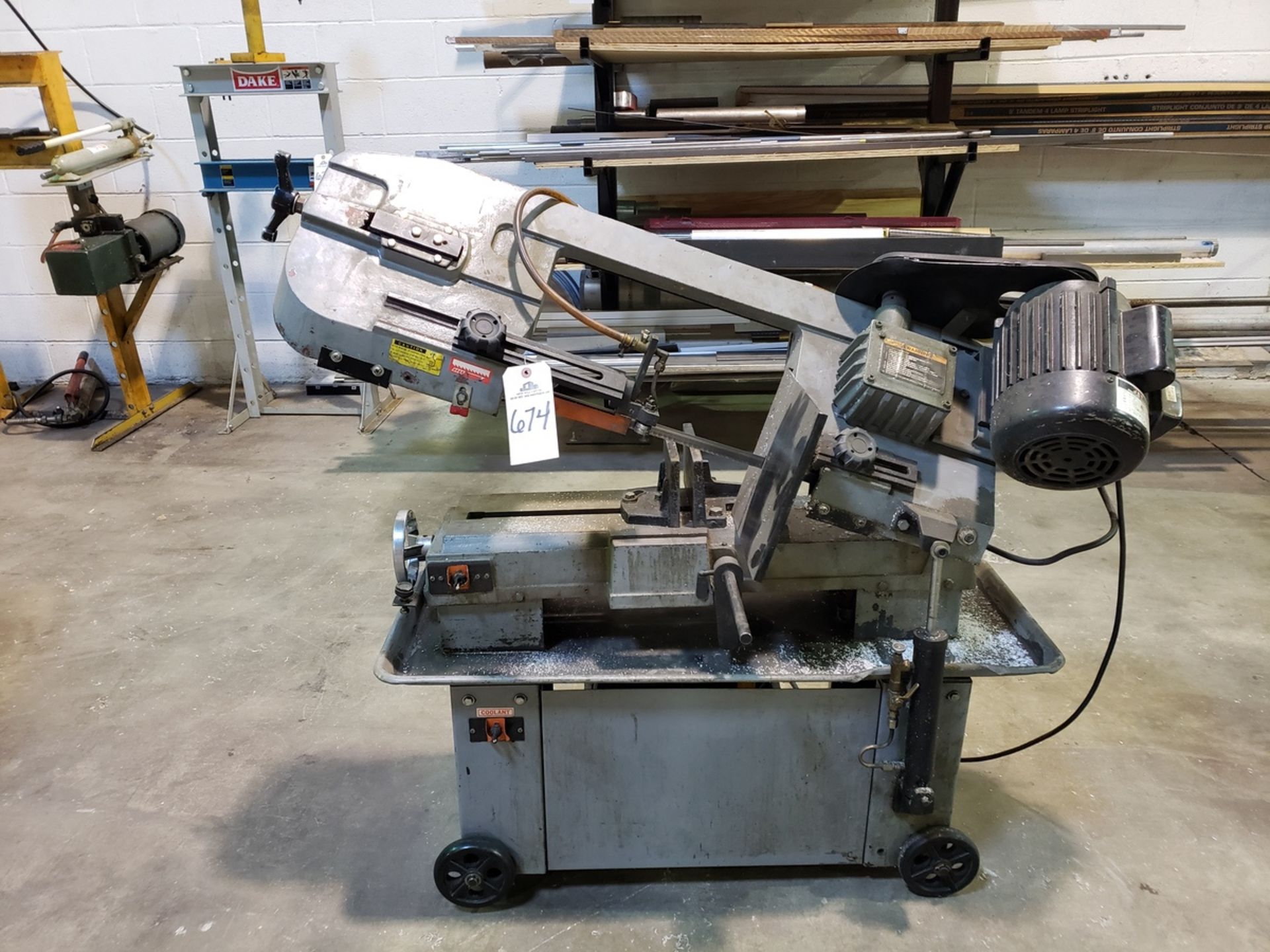 JET HORIZONTAL VERTICAL BAND SAW, MODEL HVBS-7MW, S/N: 5021511 | Reqd Rig Fee: $50