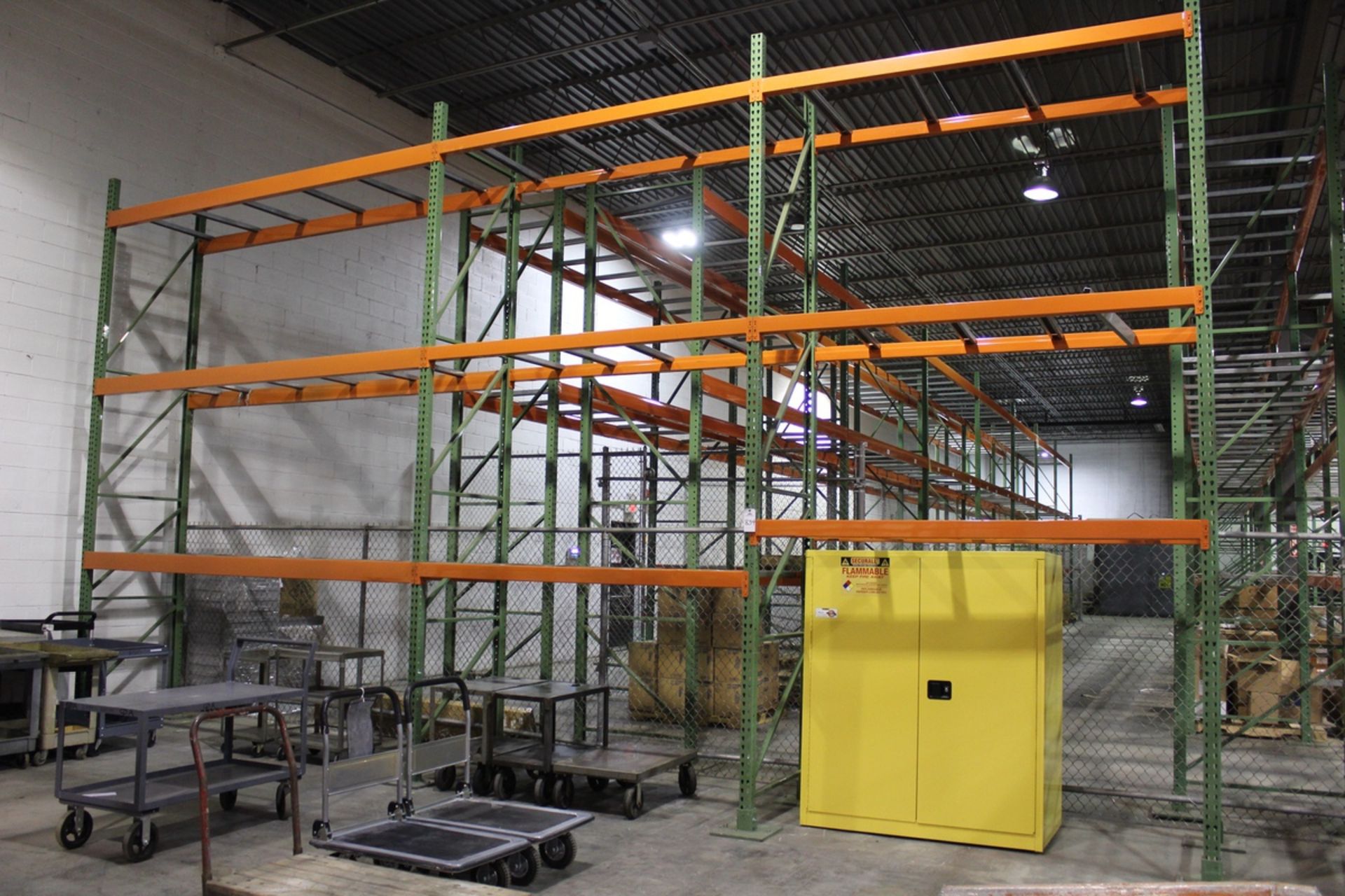 TEAR DROP PALLET RACK (NO CONTENTS) (4) Uprights 16ft x 42in, (6) - Subj to Bulk | Rig Fee: $150
