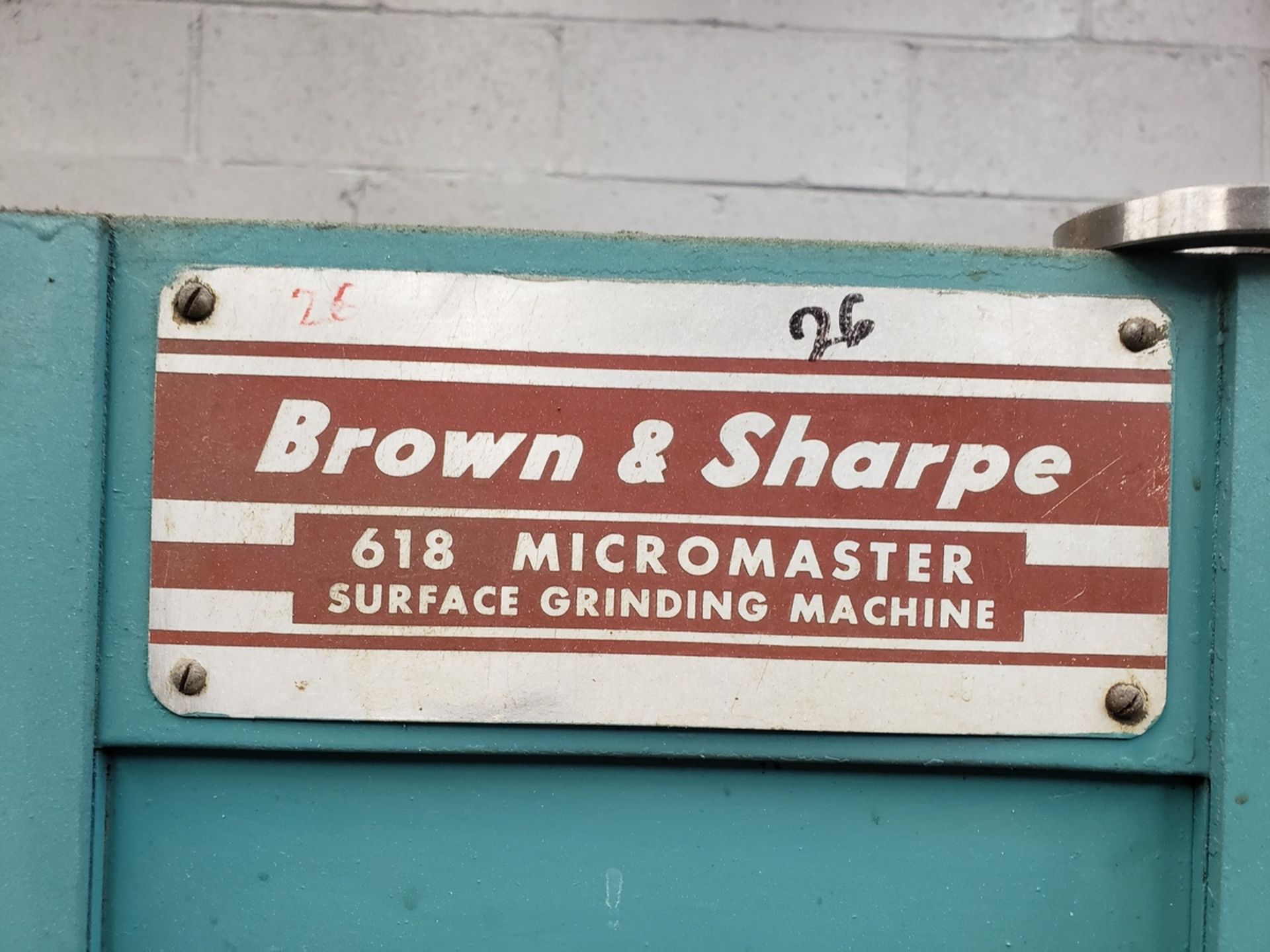 BROWN & SHARPE 618 MICROMASTER SURFACE GRINDING MACHINE | Reqd Rig Fee: $500 - Image 3 of 4