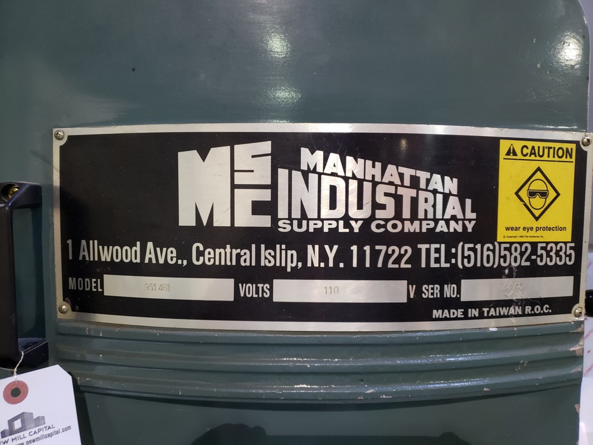 MANHATTAN INDUSTRIAL MODEL 951461 BAND SAW, S/N; 73196 | Reqd Rig Fee: $100 - Image 2 of 4