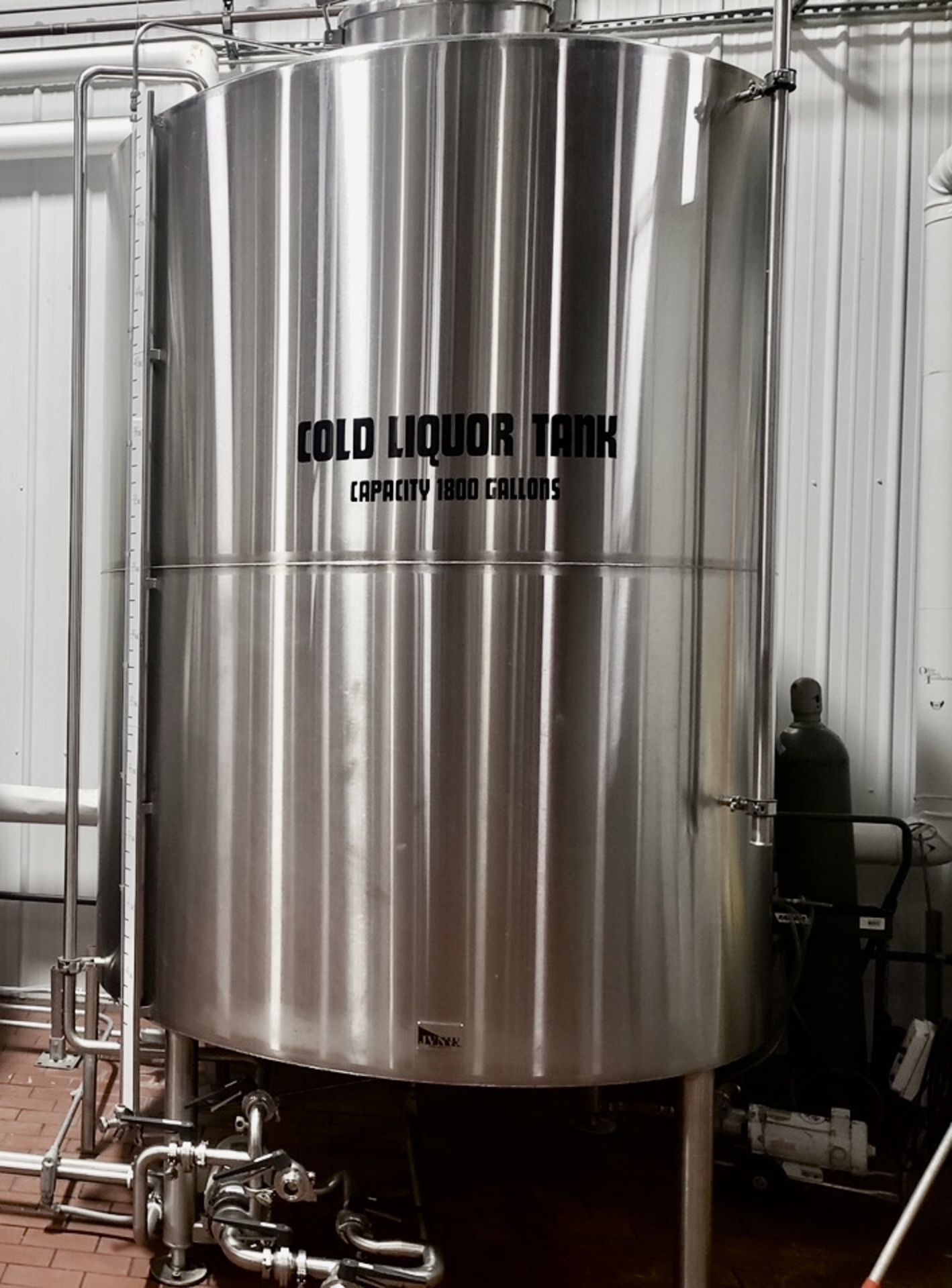 2012 JV Northwest Cold Liquor Tank, Glycol Jacketed, 1,800 Gallon Capacity | Reqd Rig Fee: $1500