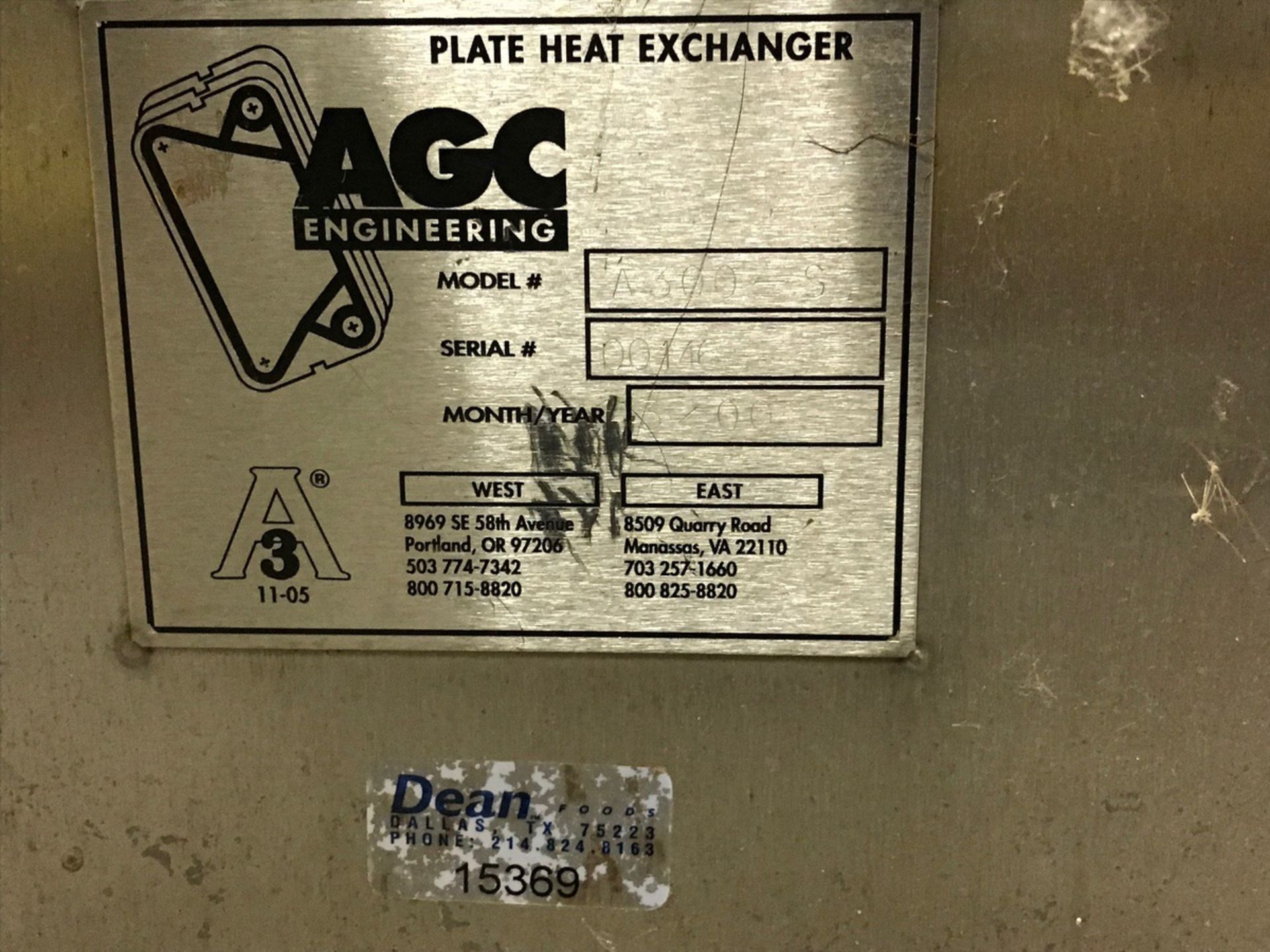 AGC ICE CREAM PRESS PLATE HEAT EXCHANGER | Rig Fee $175 - Image 2 of 2