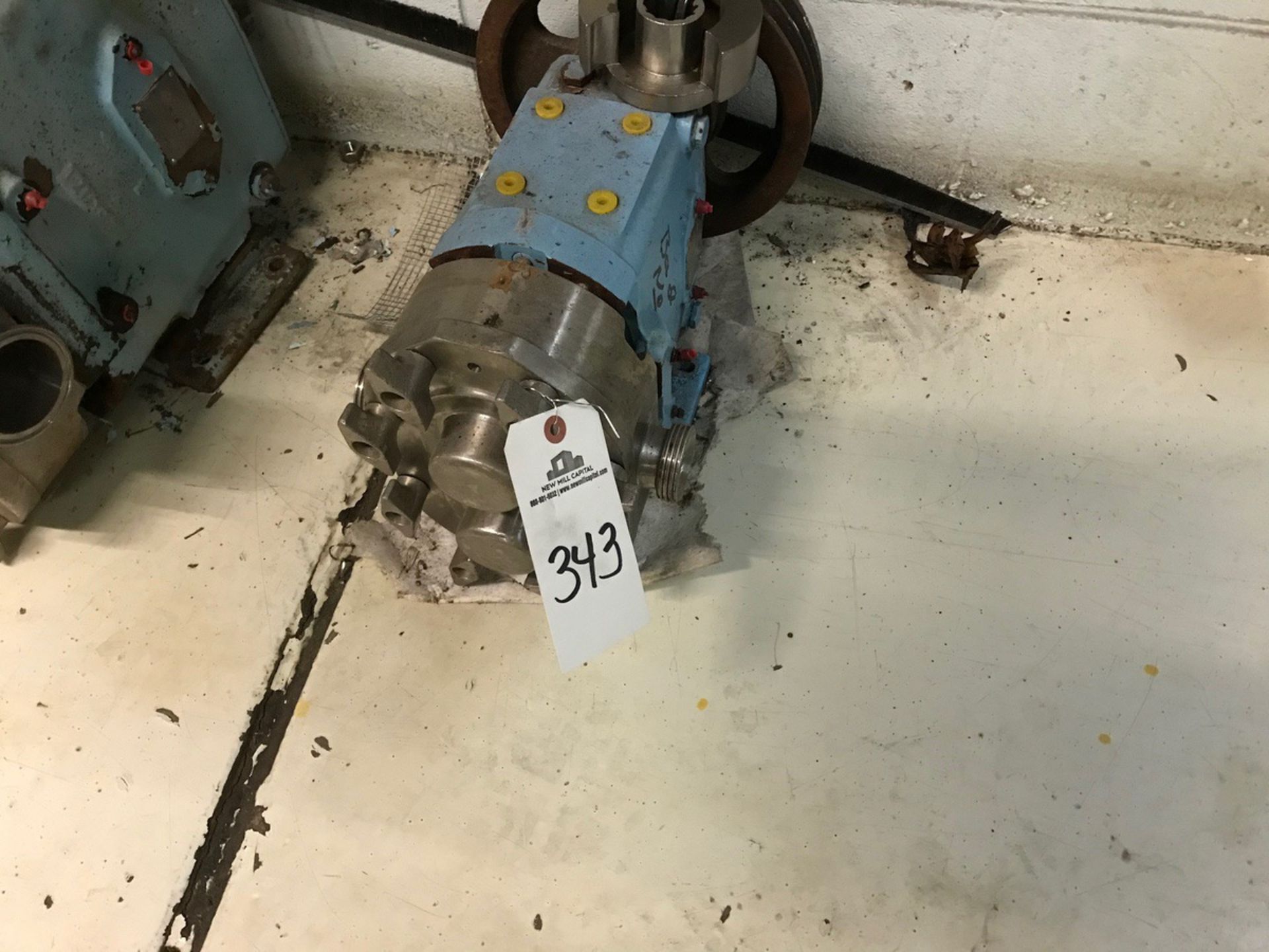 WAUKESHA 030 POSITIVE DISPLACEMENT PUMP, 1.5" INLET, 1.5" OUTLET, S/N: 203498_97 | Rig Fee $25