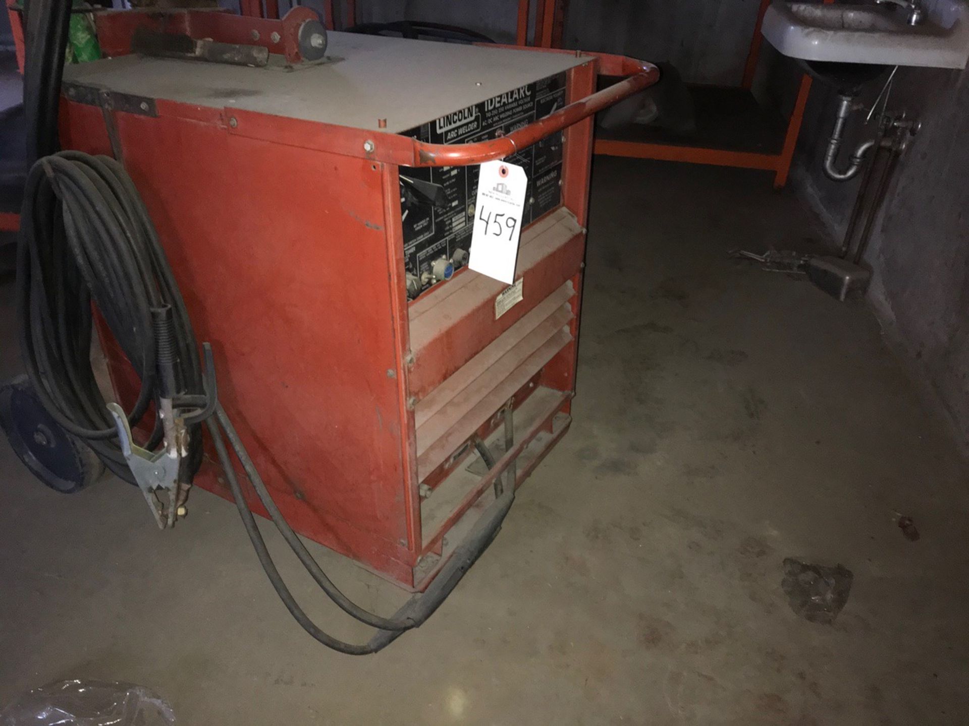 LINCOLN WELDER, STANDS, PALLET JACK, TIRES, NEW RIMS, DISPLAY FREEZERS, AIR COMPRESS | Rig Fee $600