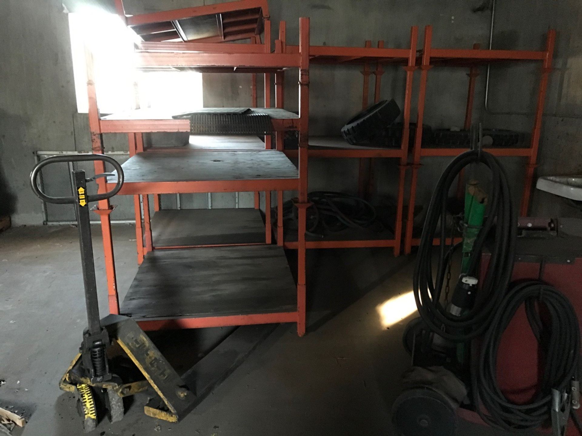 LINCOLN WELDER, STANDS, PALLET JACK, TIRES, NEW RIMS, DISPLAY FREEZERS, AIR COMPRESS | Rig Fee $600 - Image 3 of 8