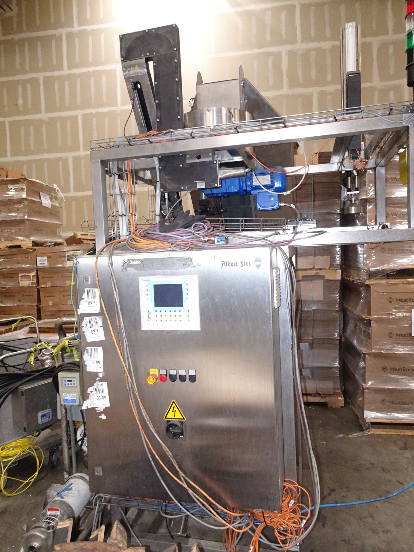 2013 Albert Frey Keg Capper, Elevator and Sorter, Self Contained, Siemens Simatic P - Contact Rigger - Image 2 of 14