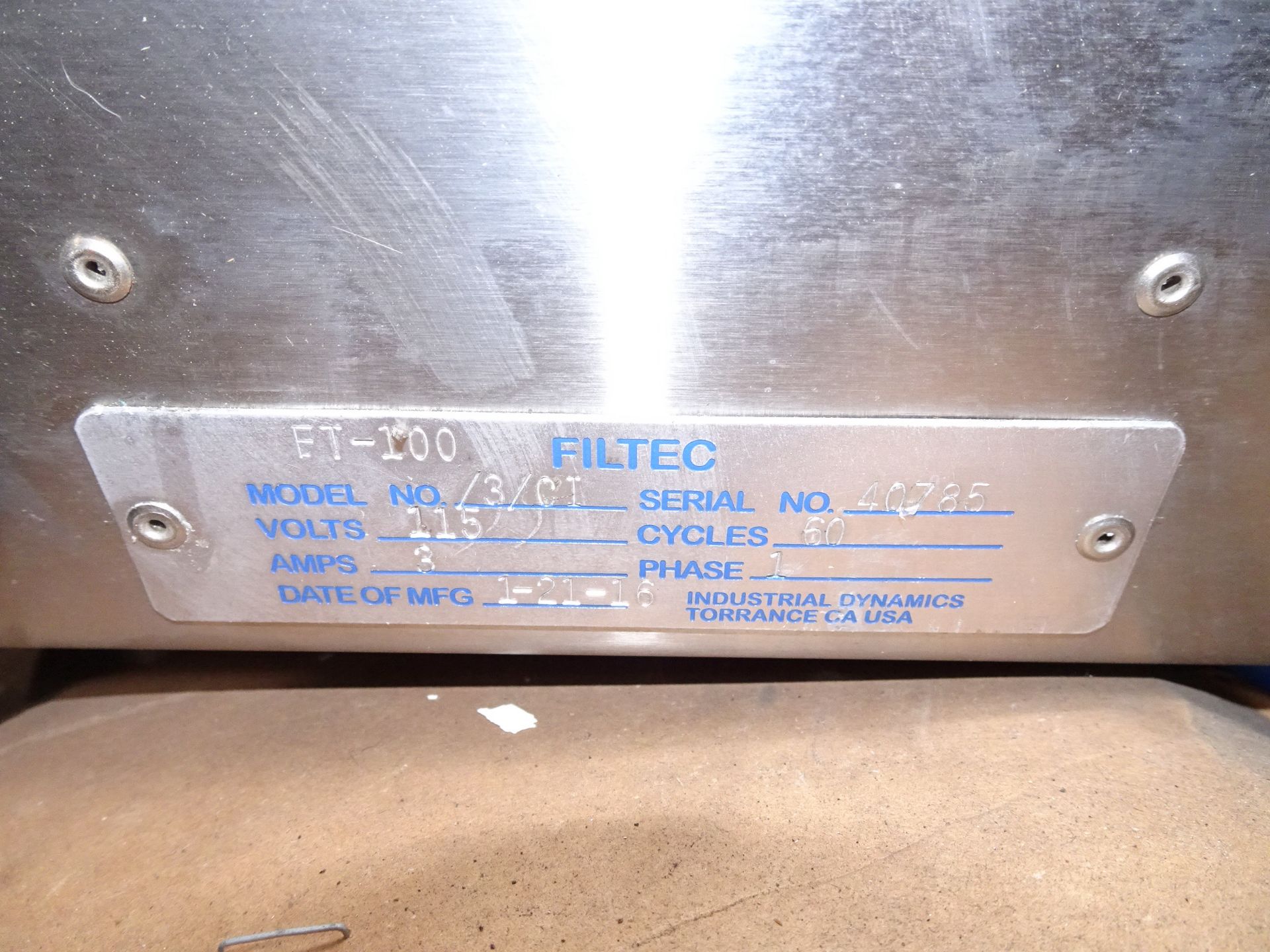 New Never Used 2016 Filtec FT-100 Keg Level Inspector - Never Installed, with 14 In - Contact Rigger - Image 2 of 14