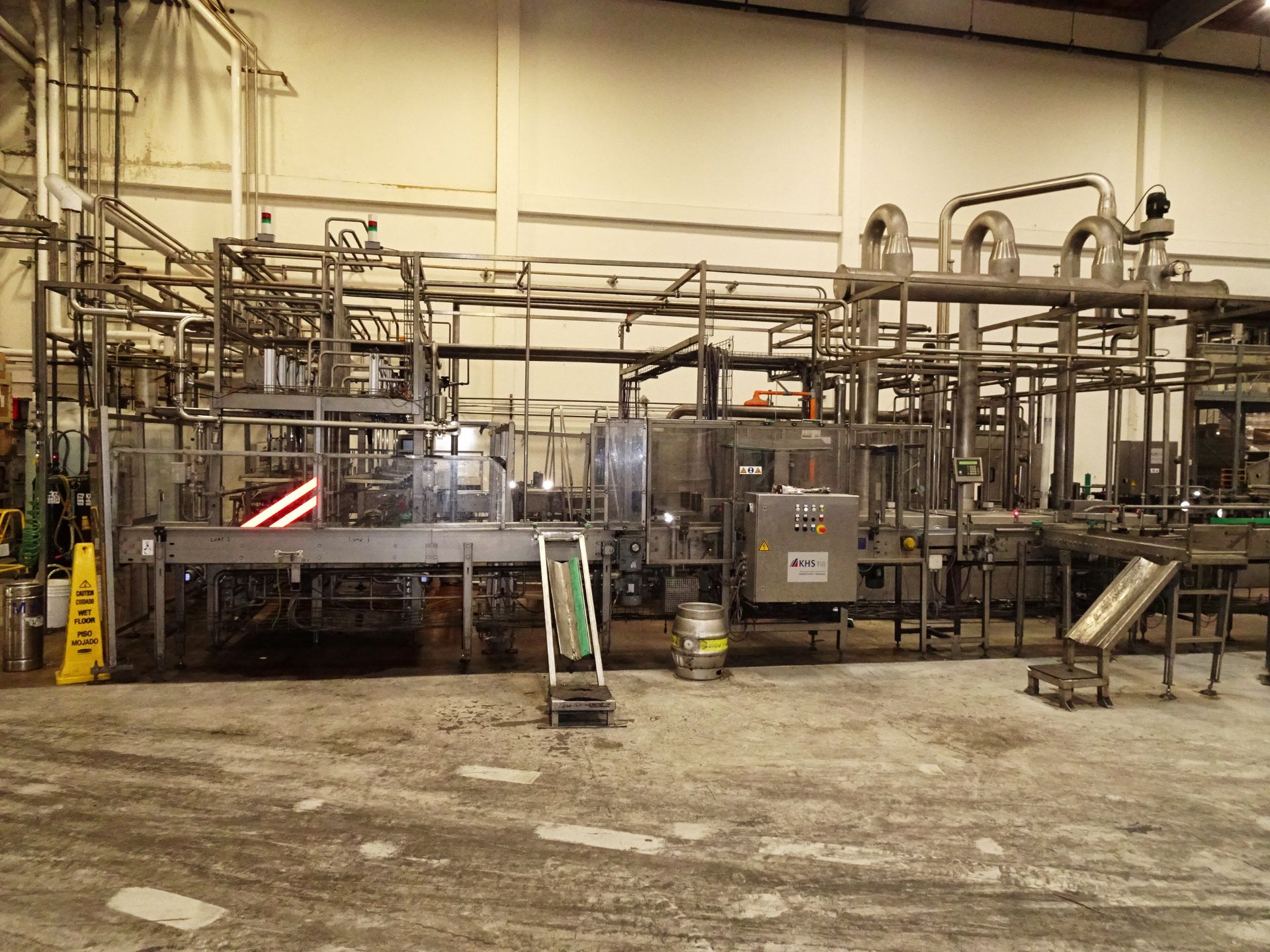 2006 KHS Keg Line For 5 & 15 Gallon Kegs, Complete Twin 8-Station Filling Line Rate - Contact Rigger - Image 3 of 83