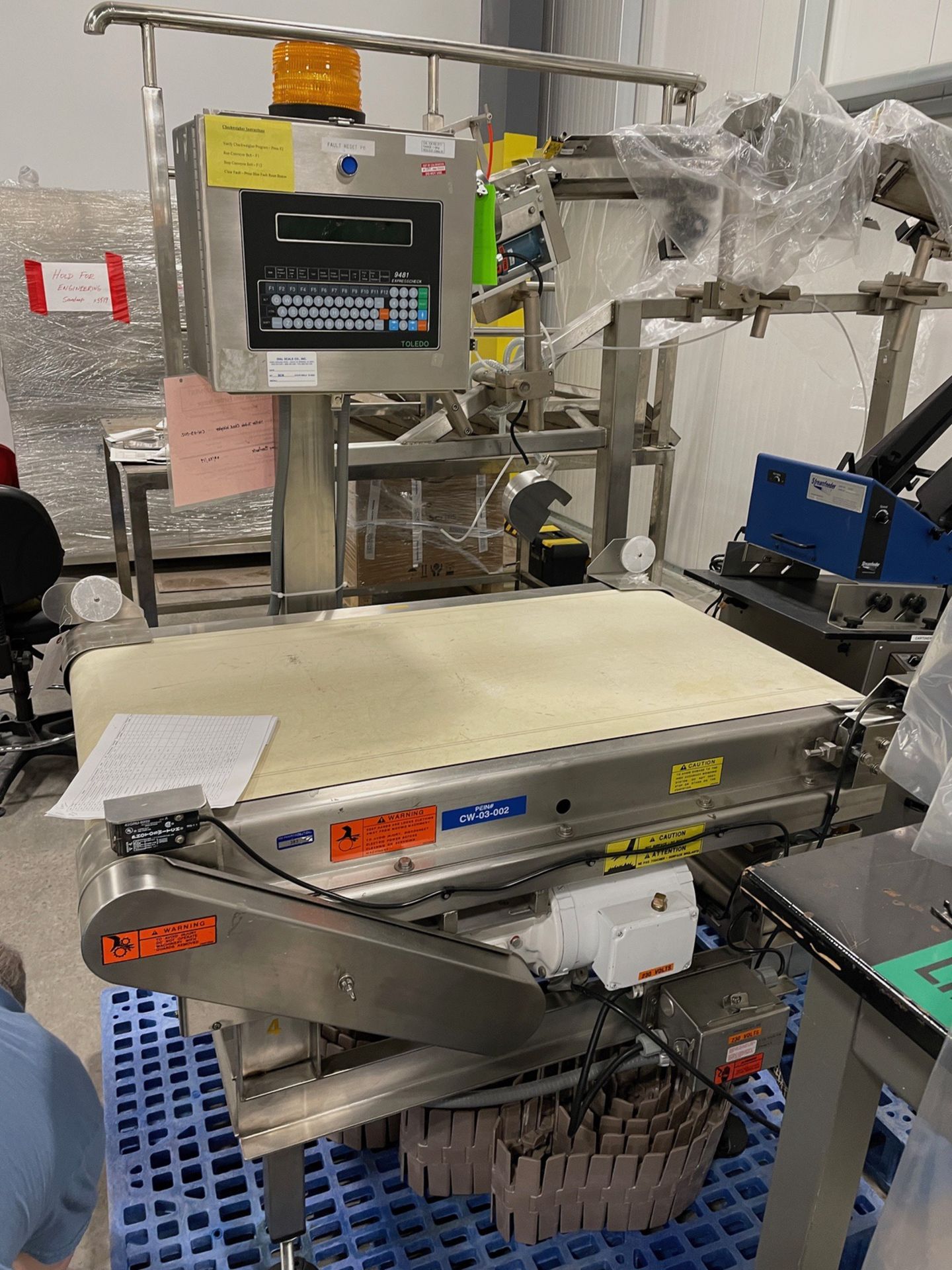 Checkweigher - Metler Express Check Large Format Checkweigher, 24" Belt Width, Scal | Rig Fee $200
