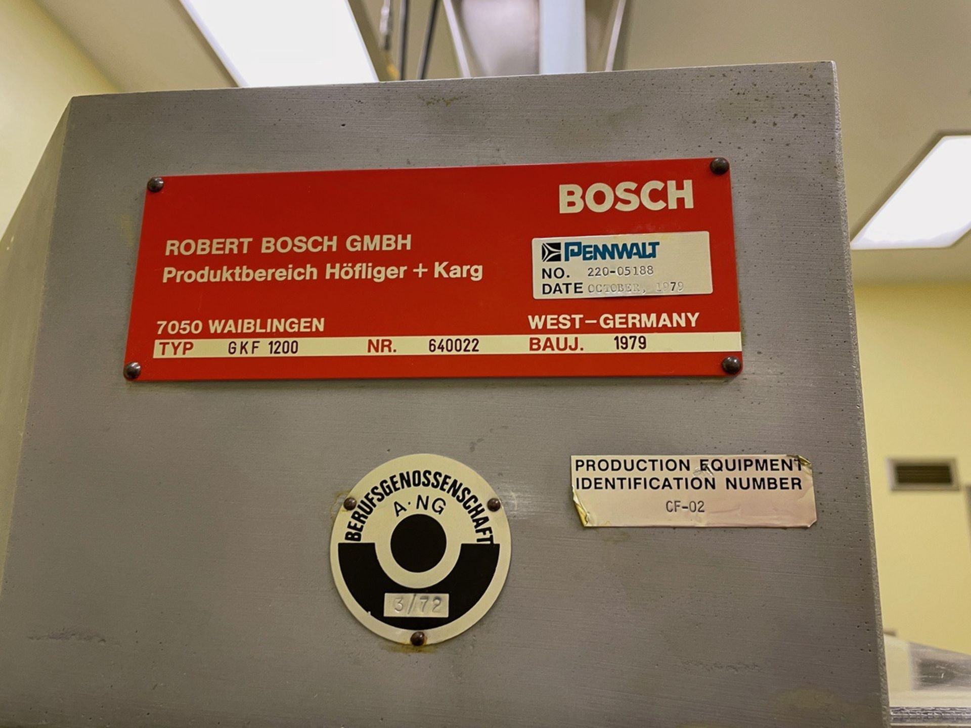 Encapsulation - Bosch GFK 1200 Capsule Filler, S/N 640022 | Rig Fee $600 - Image 7 of 7