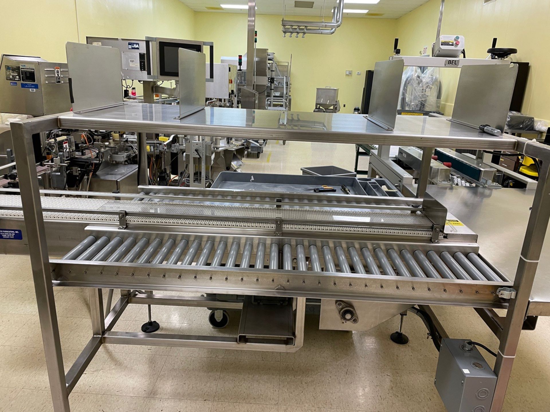 Stainless Steel Frame Conveyor Downstream of Labeler - Subj to Bulk | Rig Fee: $350 - Image 2 of 4