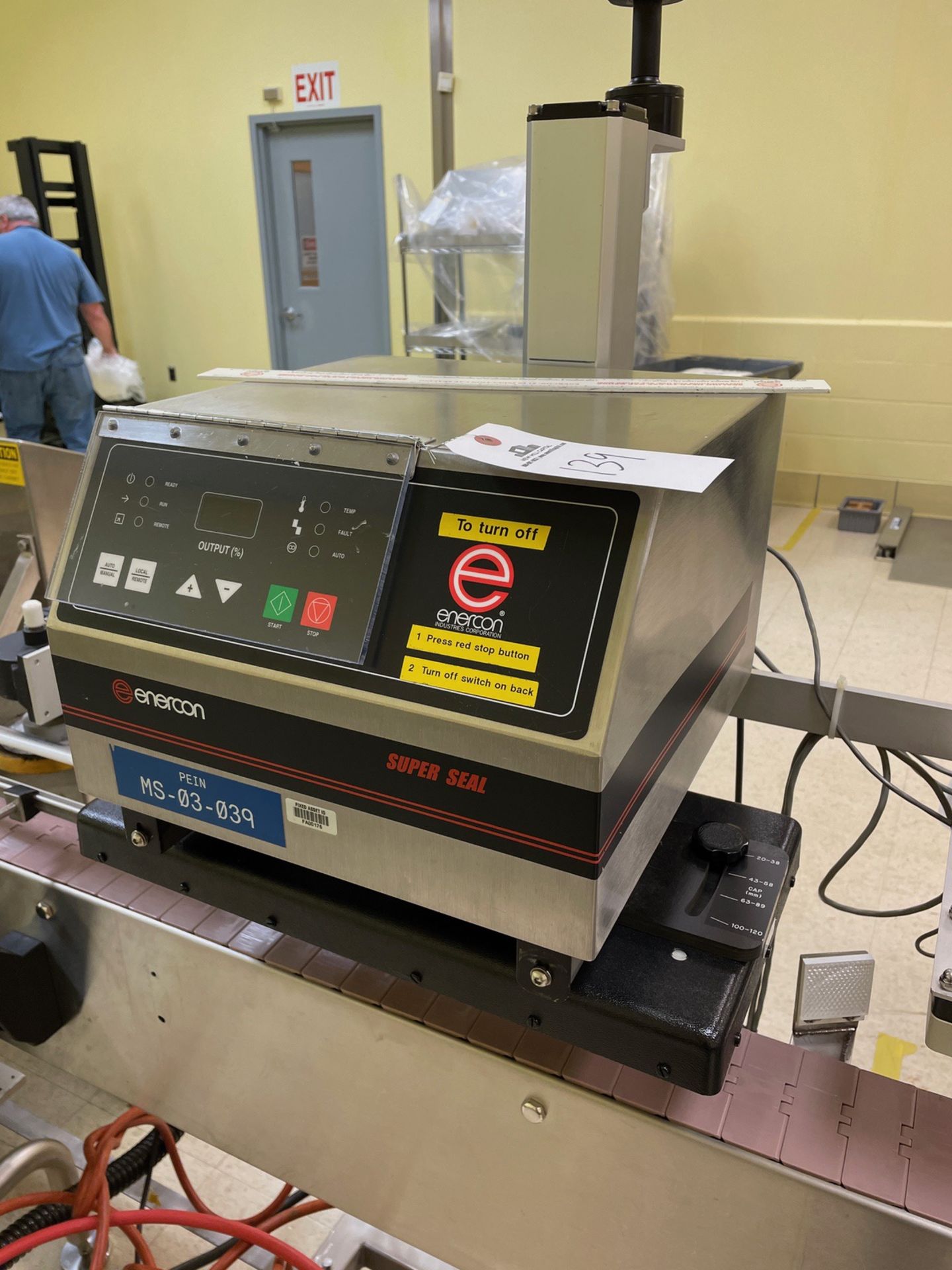 Enercon Induction Sealer - Subj to Bulk | Rig Fee: $200