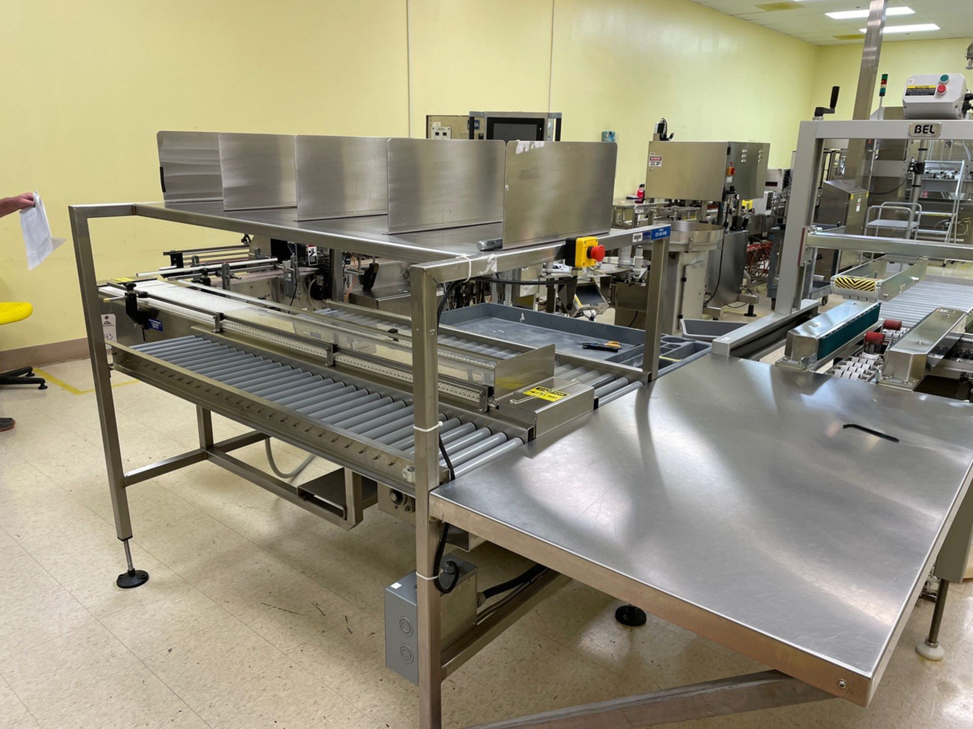 Stainless Steel Frame Conveyor Downstream of Labeler - Subj to Bulk | Rig Fee: $350