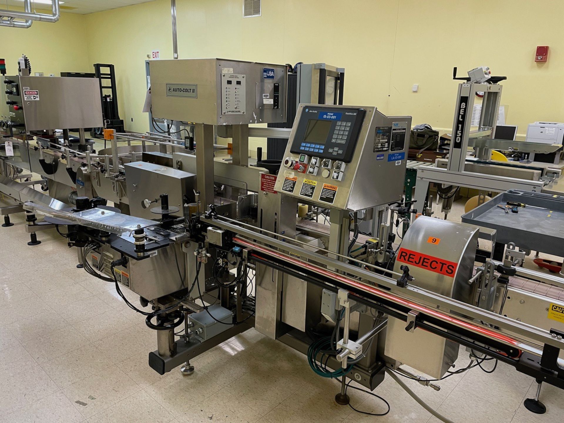 New Jersey NJM Auto-Colt III High Speed Pressure Sensitive Labeler - Subj to Bulk | Rig Fee: $850