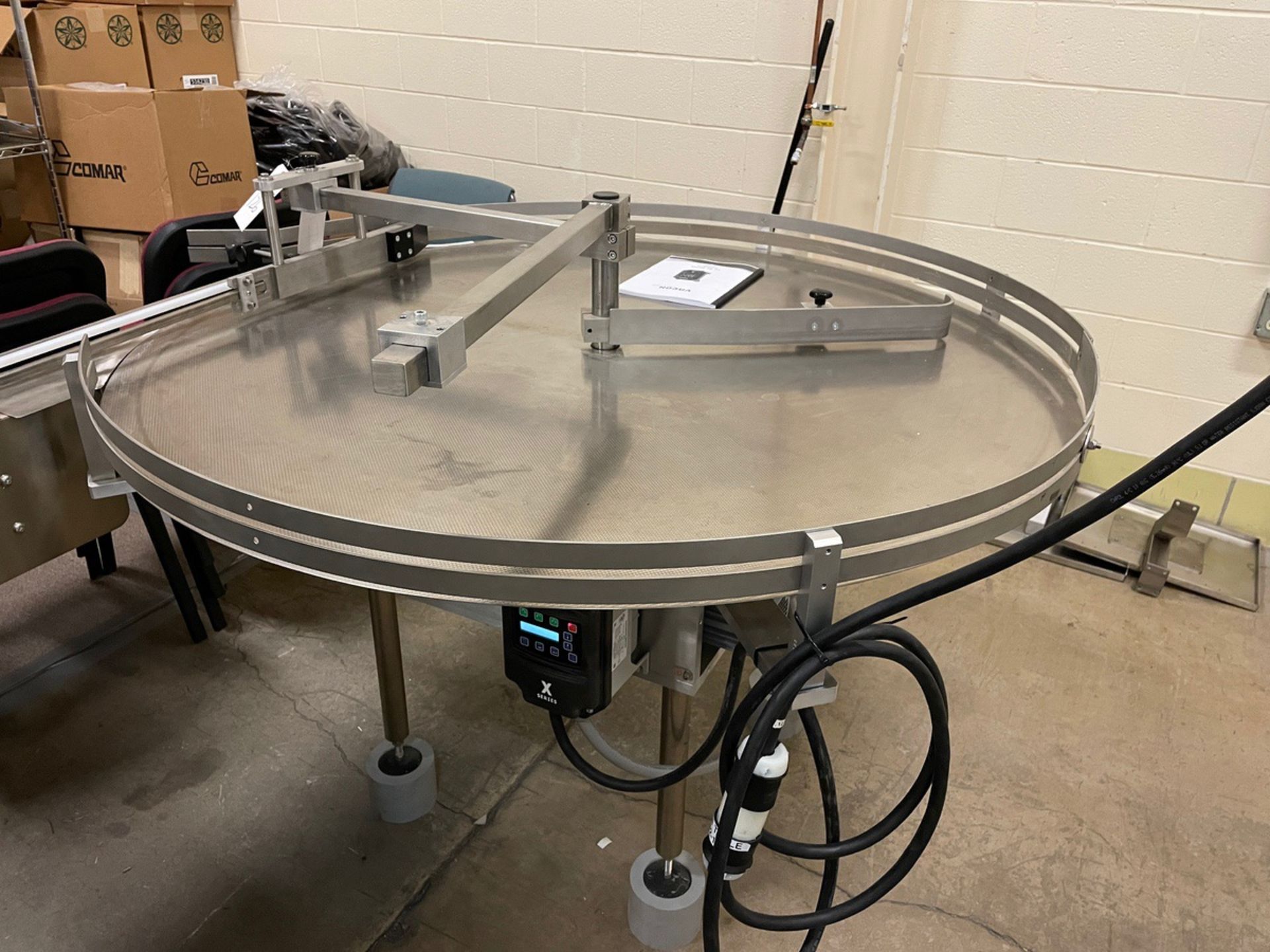 Accumulation Table - 60" All SS Rotary Accumulation Table With VFD | Rig Fee $150