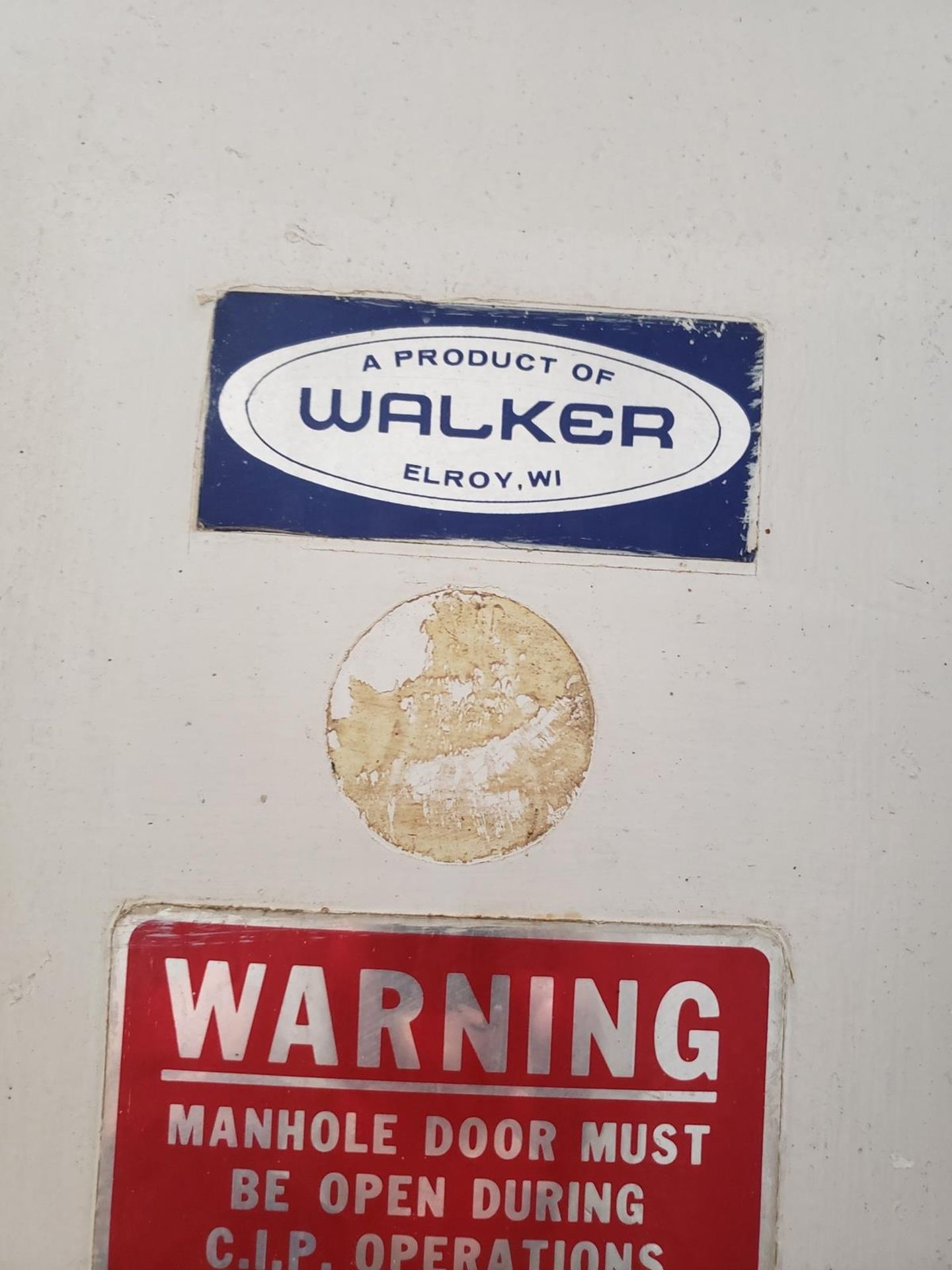 Walker 6,500 Gallon Jacketed Agitated Stainless Steel Tank, Load Cell Mounted | Rig Fee: $3500 - Image 2 of 4