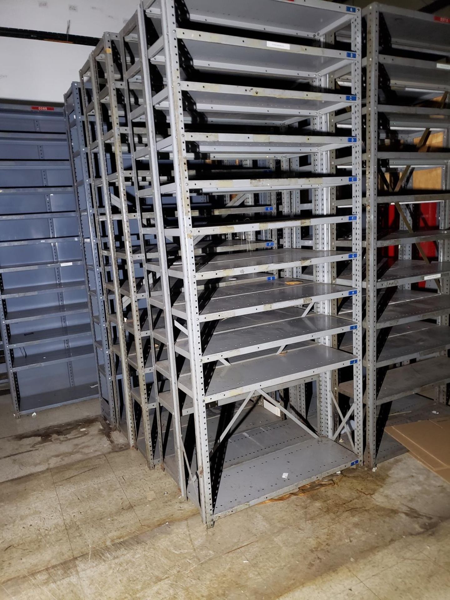 Lot of Parts Storage Shelving Units | Rig Fee: $2500 - Image 2 of 4