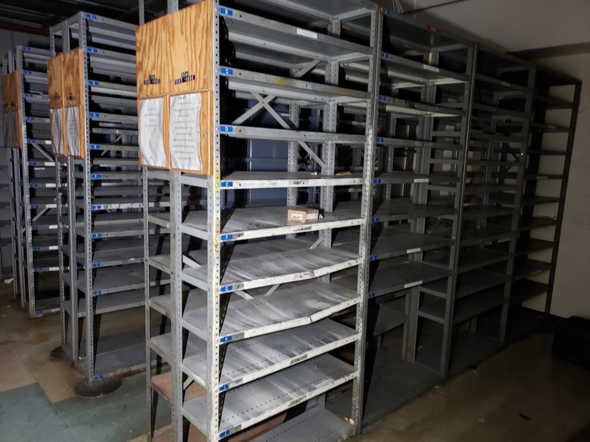 Lot of Parts Storage Shelving Units | Rig Fee: $2500 - Image 3 of 4