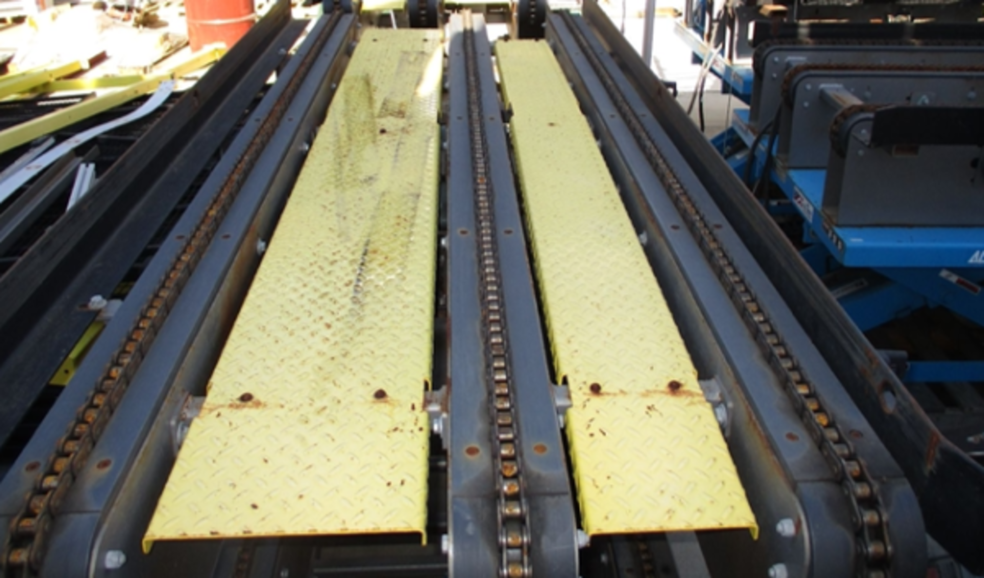 Double Row Stacked Pallet Conveyor, 8ft, Multi-Directional Capable, Upper/Lower Pallet Con (Loc: TX) - Image 2 of 3