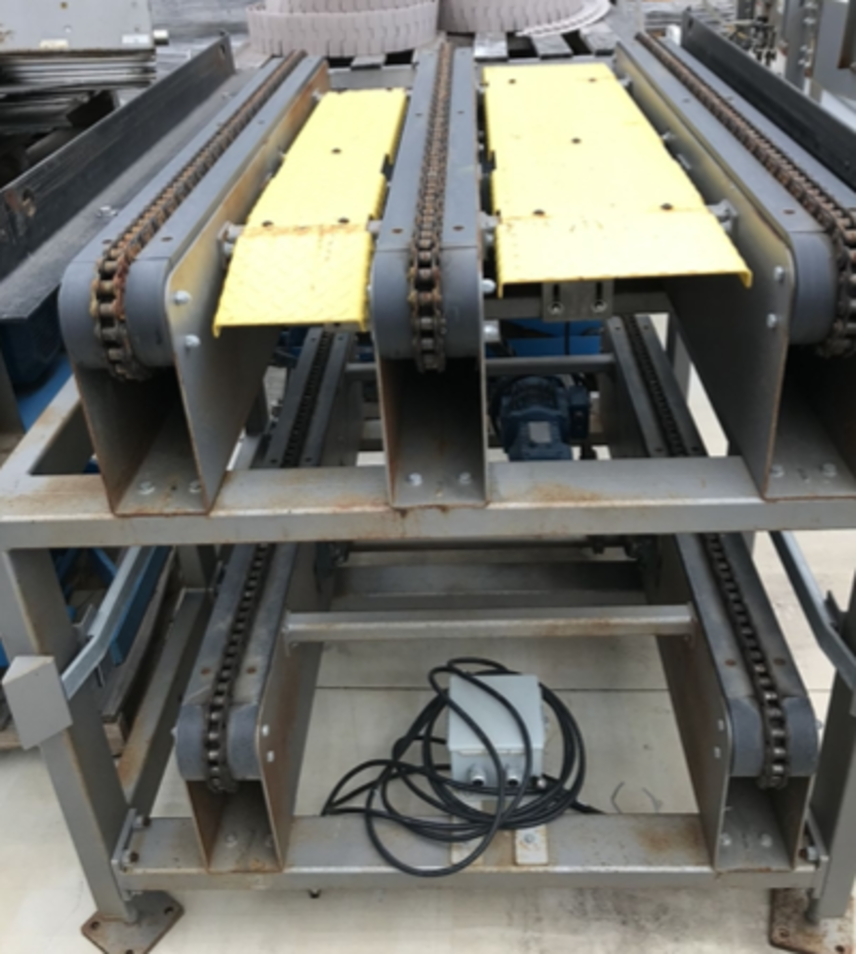 Double Row Stacked Pallet Conveyor, 4.5ft, Multi-Directional Capable, Upper/Lower Pallet C (Loc: TX) - Image 2 of 4