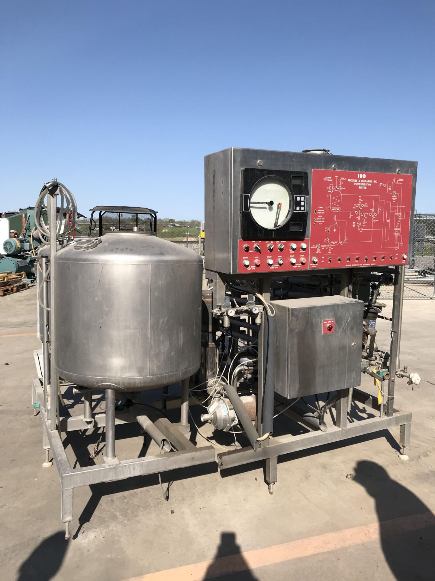 IDD Process & Packaging Flash Pasteurizer, Stainless Steel, Manual (Loc: TX)