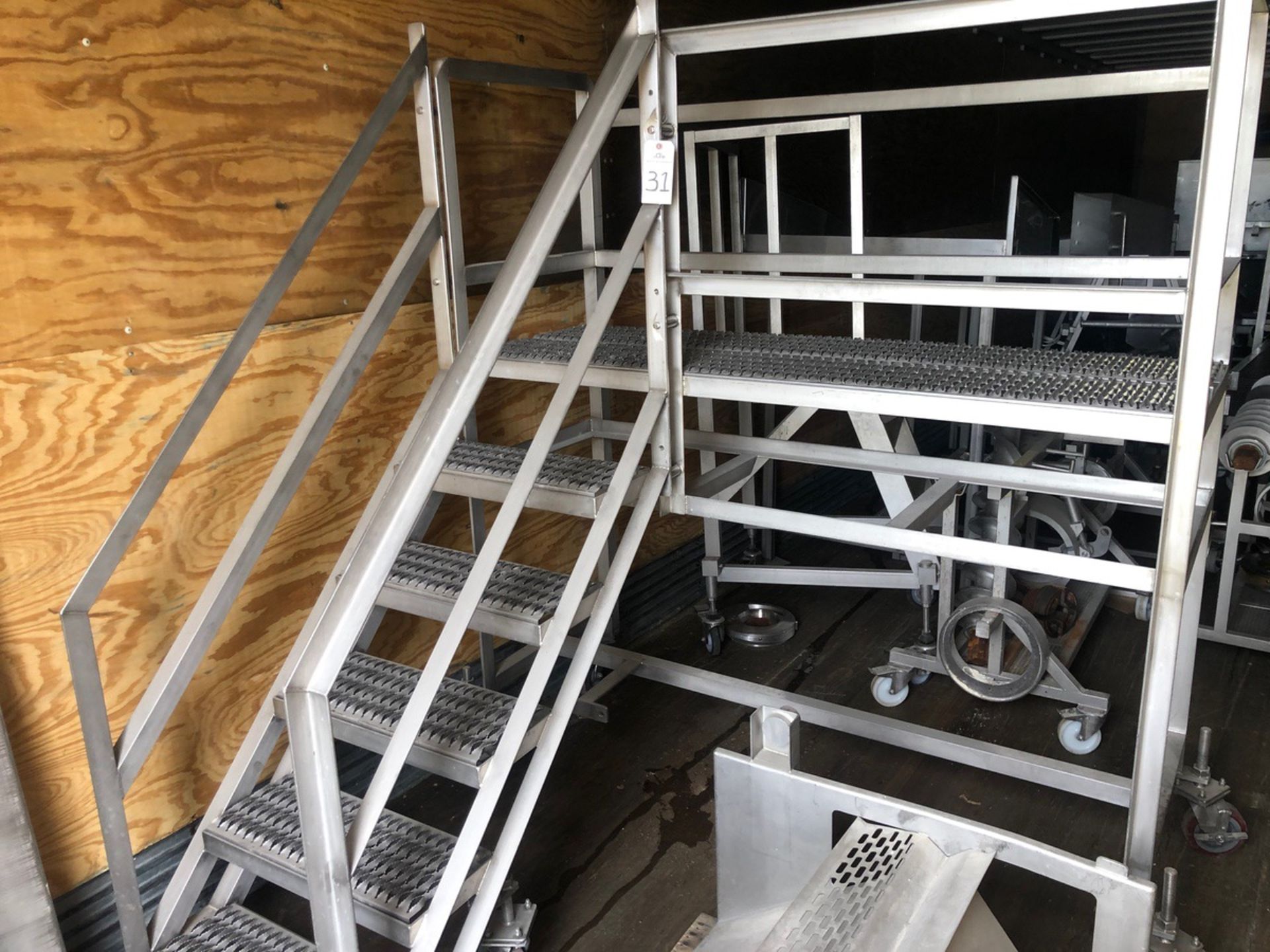 Stairs to platform - 25" x 72" - 52" off ground | Rig Fee: $125