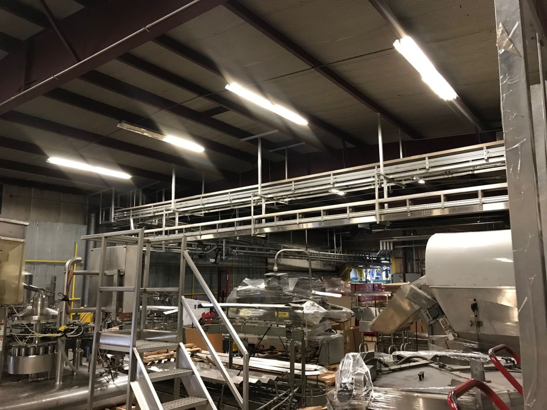 EMPTY HALF GALLON INCLINE CONVEYOR AND APPROX 300' OF CONVEYOR | Rig Fee: $6000 - Image 2 of 2