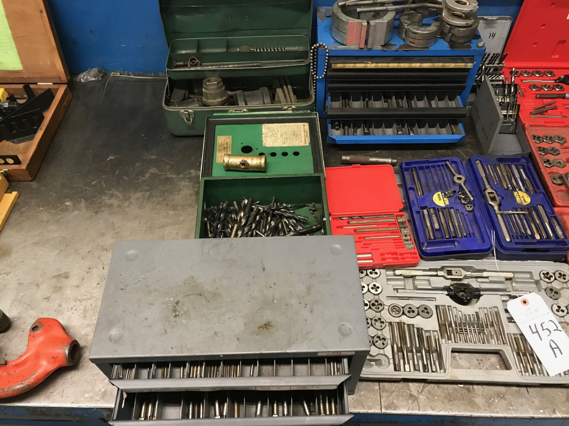 TAP AND DIE SETS, DRILL BITS, PIPE CUTTING GUIDES | Rig Fee: $10 - Image 3 of 3