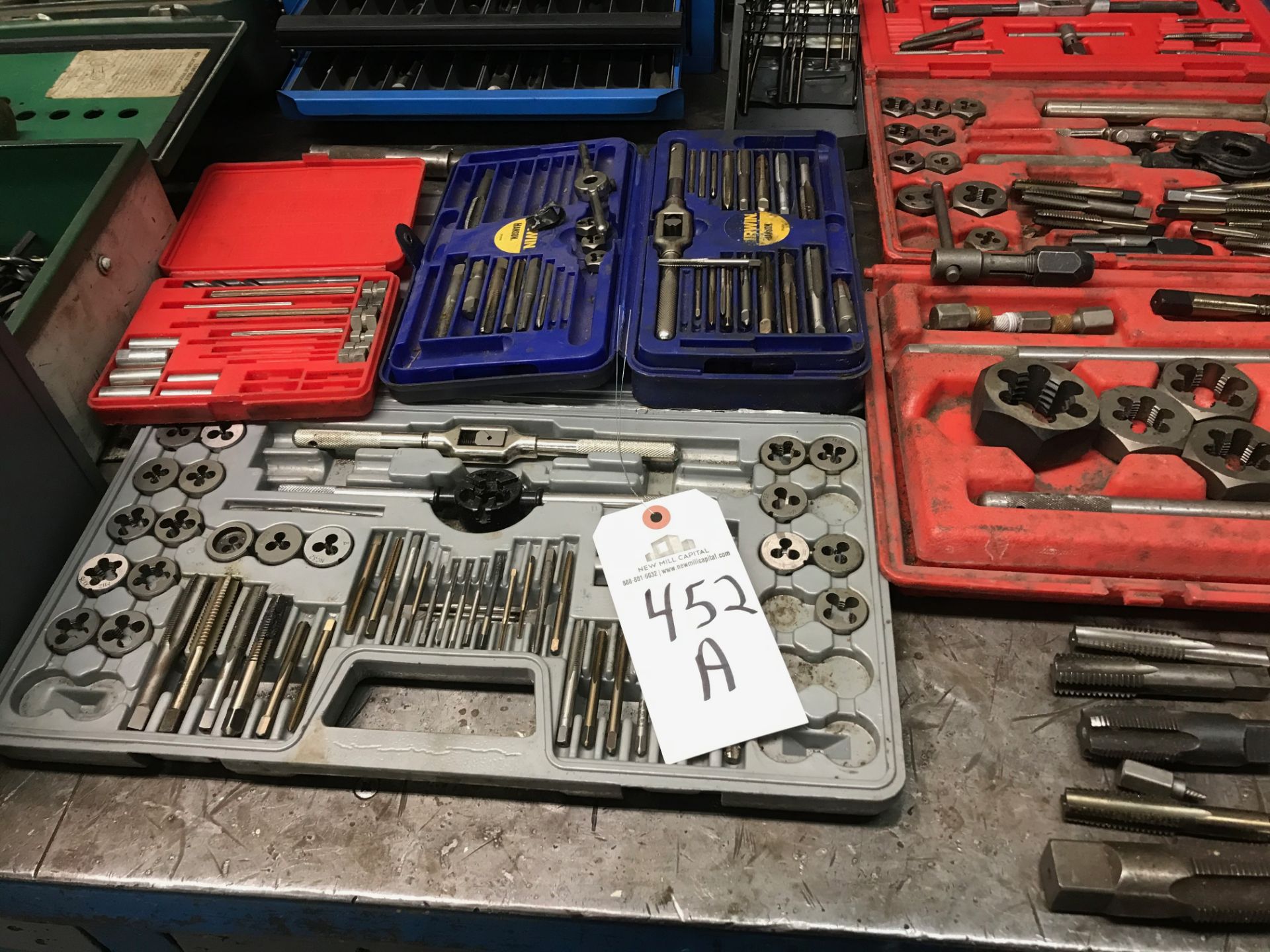 TAP AND DIE SETS, DRILL BITS, PIPE CUTTING GUIDES | Rig Fee: $10