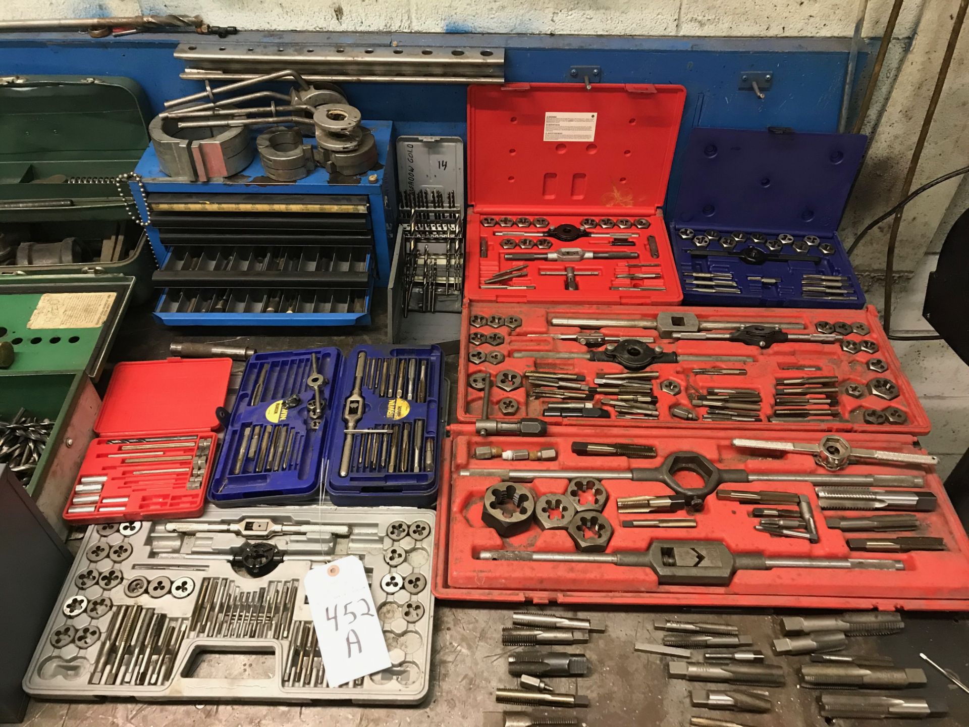 TAP AND DIE SETS, DRILL BITS, PIPE CUTTING GUIDES | Rig Fee: $10 - Image 2 of 3