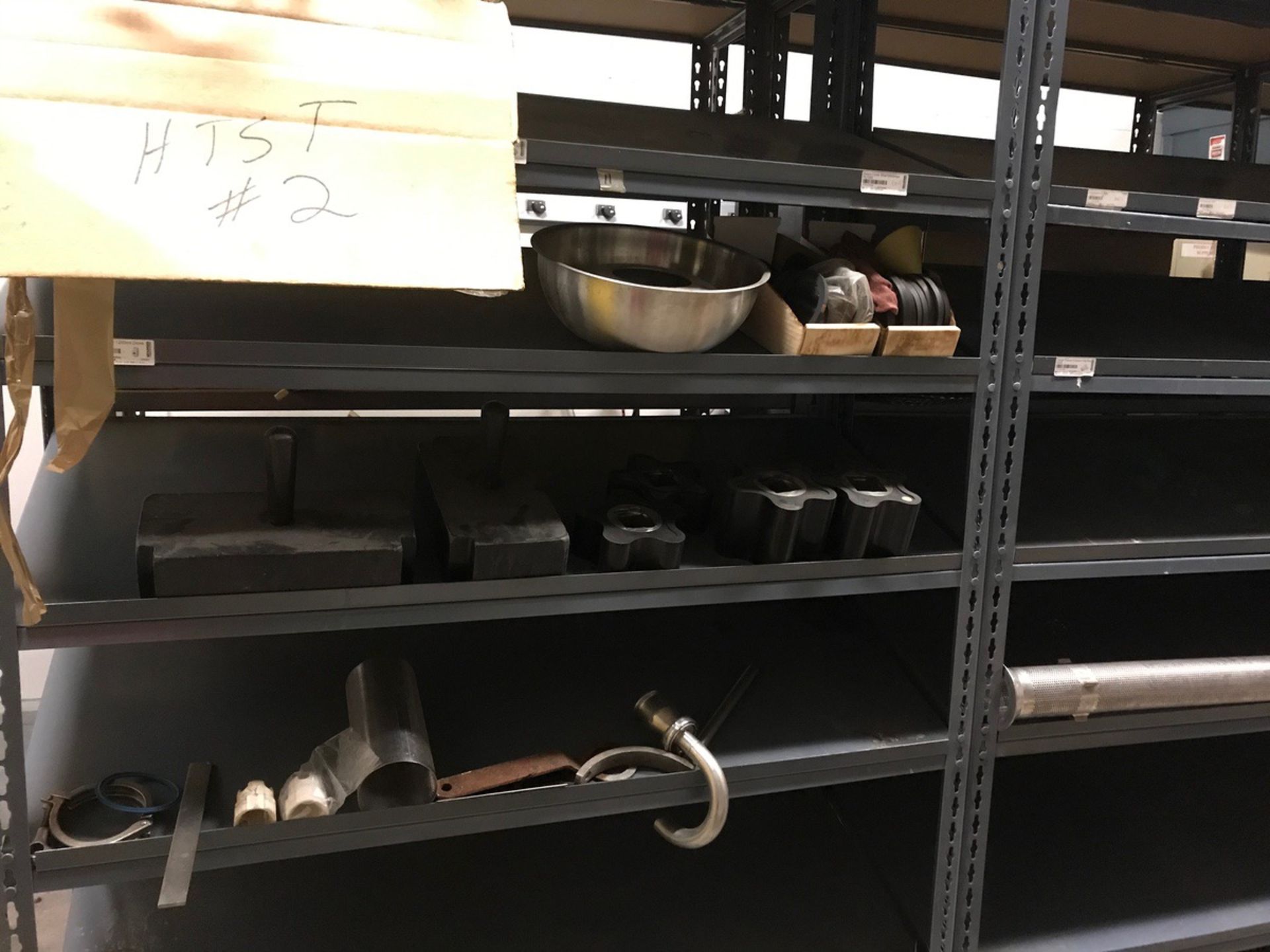 (3) METAL CABINETS WITH SAFETY SUPPLIES, CLEANING SUPPLIES, FOAMER, BROOM RACK, RUB | Rig Fee: $750 - Image 3 of 7