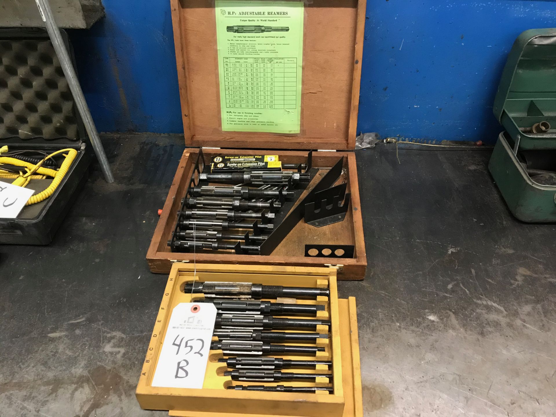 ADJUSTABLE REAMER SETS, WESTWARD HAND REAMER SET | Rig Fee: $10 - Image 2 of 2