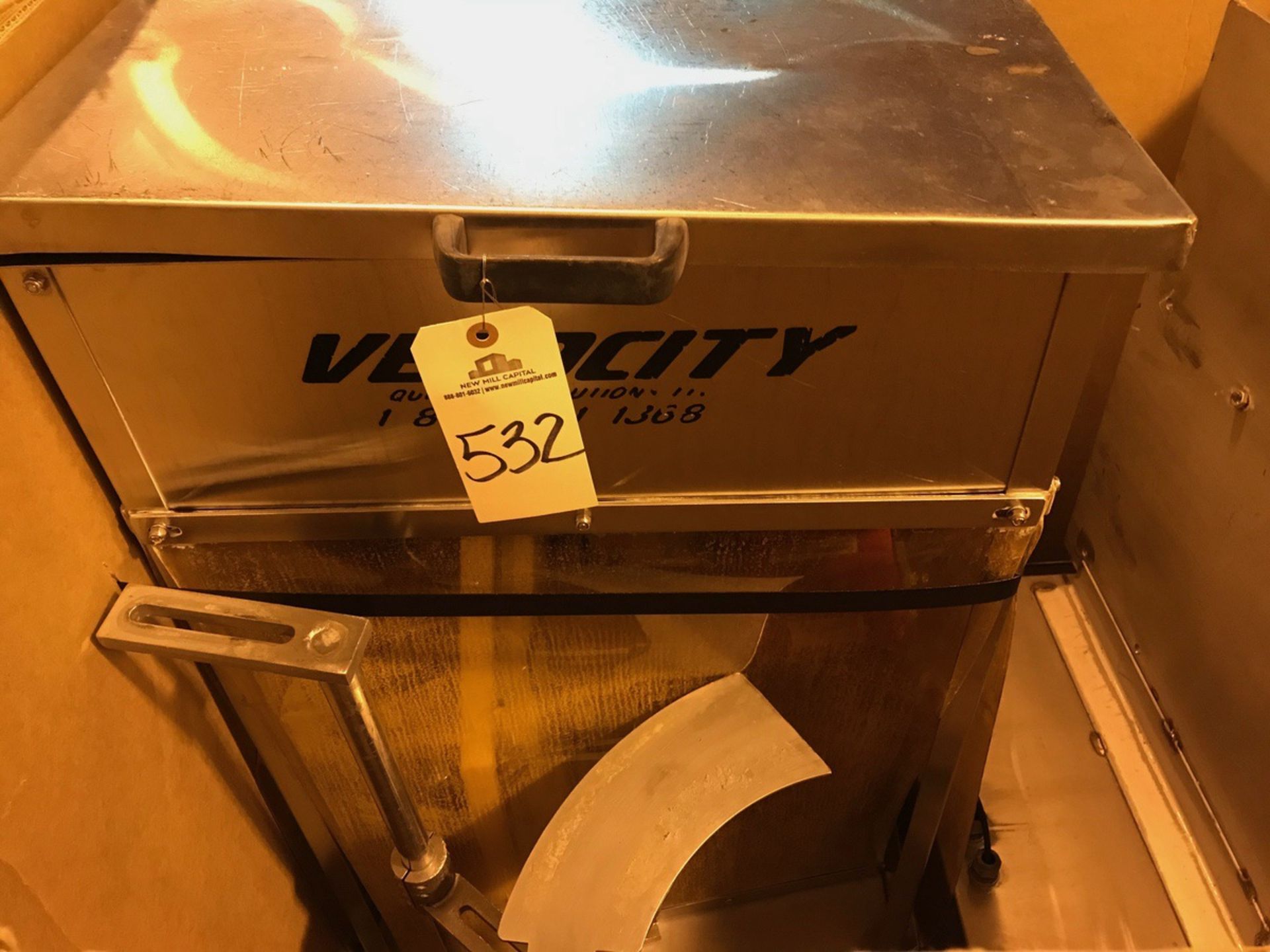 VELOCITY HOPPER / FEEDER FOR RIGHT HAND FEDERAL FILLER | Rig Fee: $150