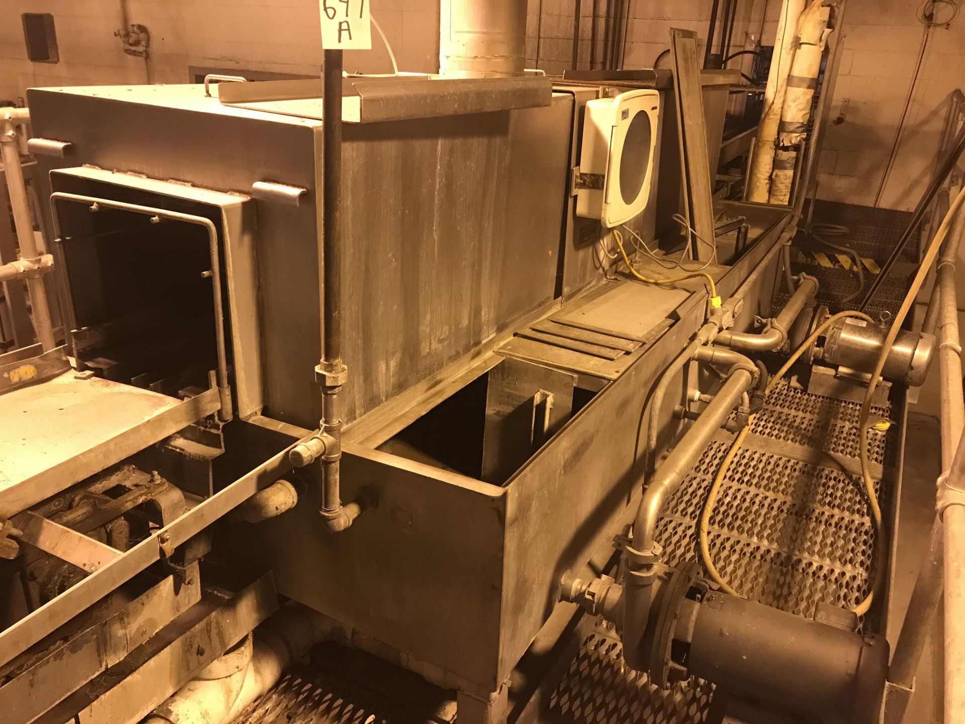 Stainless Steel Case Washer, Approx 10'L with (2) Centrifugal Pumps | Rig Fee: $2800