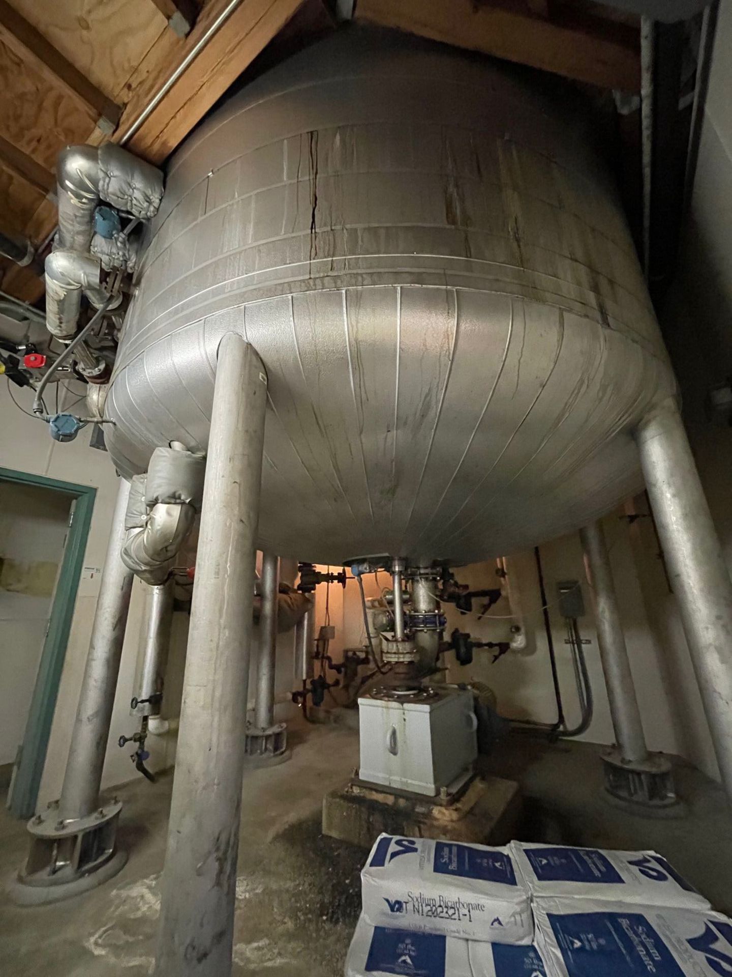 2015 MODIFIED STEAM JACKET BREW KETTLE, HUPPMAN LAUTER TUN, STEAM JACKETED MASH | Rig Fee: See Desc - Image 21 of 45