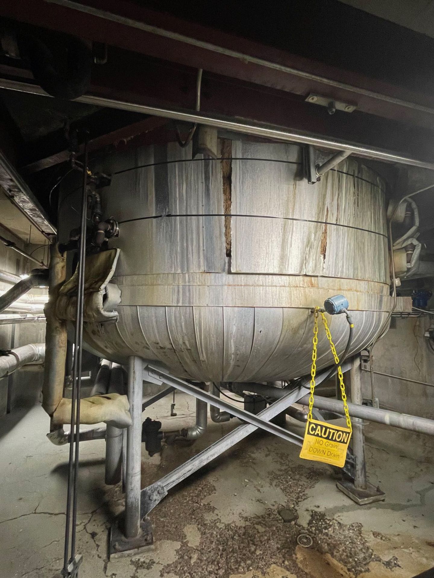 2015 MODIFIED STEAM JACKET BREW KETTLE, HUPPMAN LAUTER TUN, STEAM JACKETED MASH | Rig Fee: See Desc - Image 36 of 45