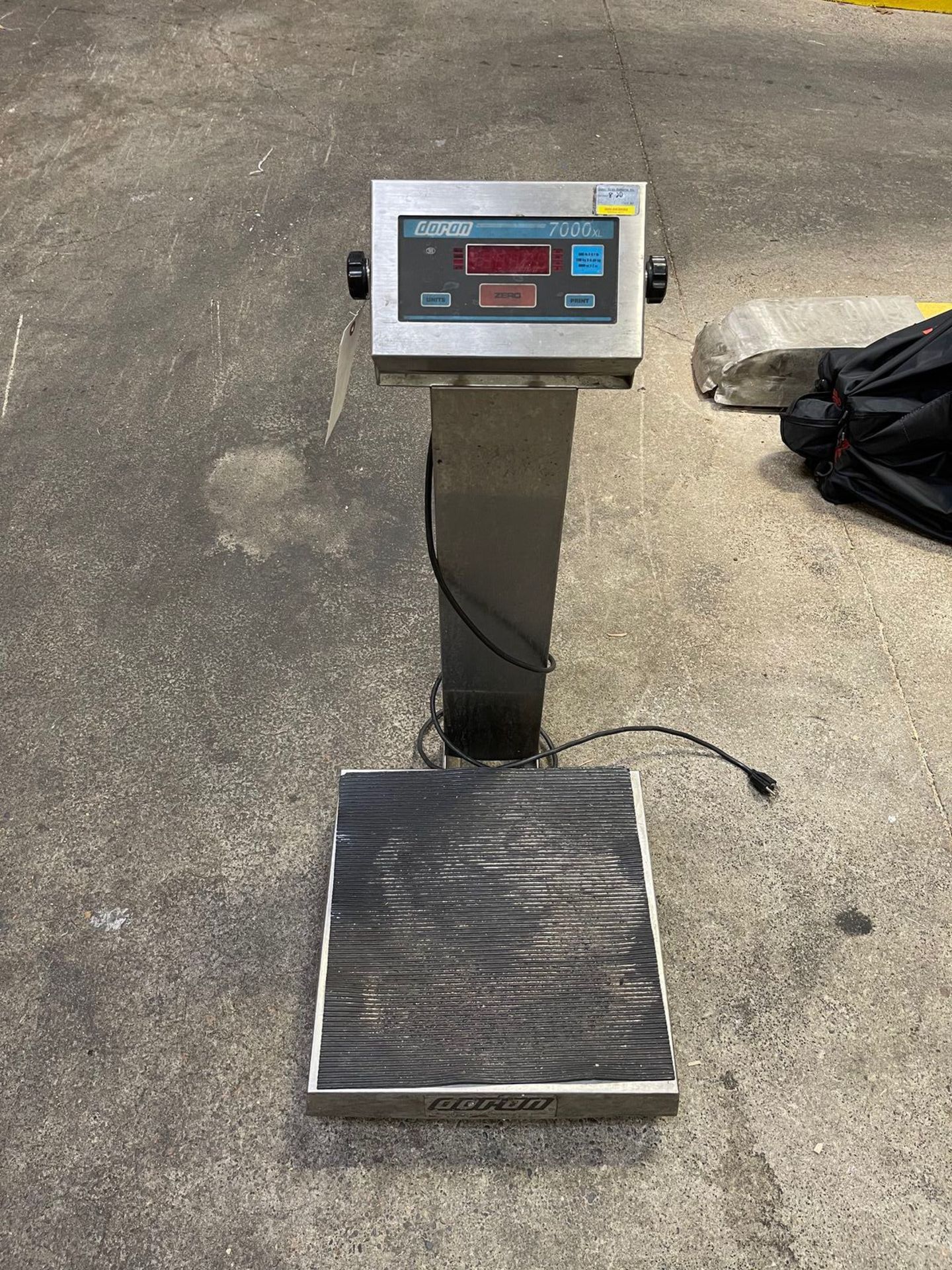 DORAN 7000XL, 500 LB CAPACTIY DIGITAL SCALE, S/N XL 733684 | Rig Fee: 25