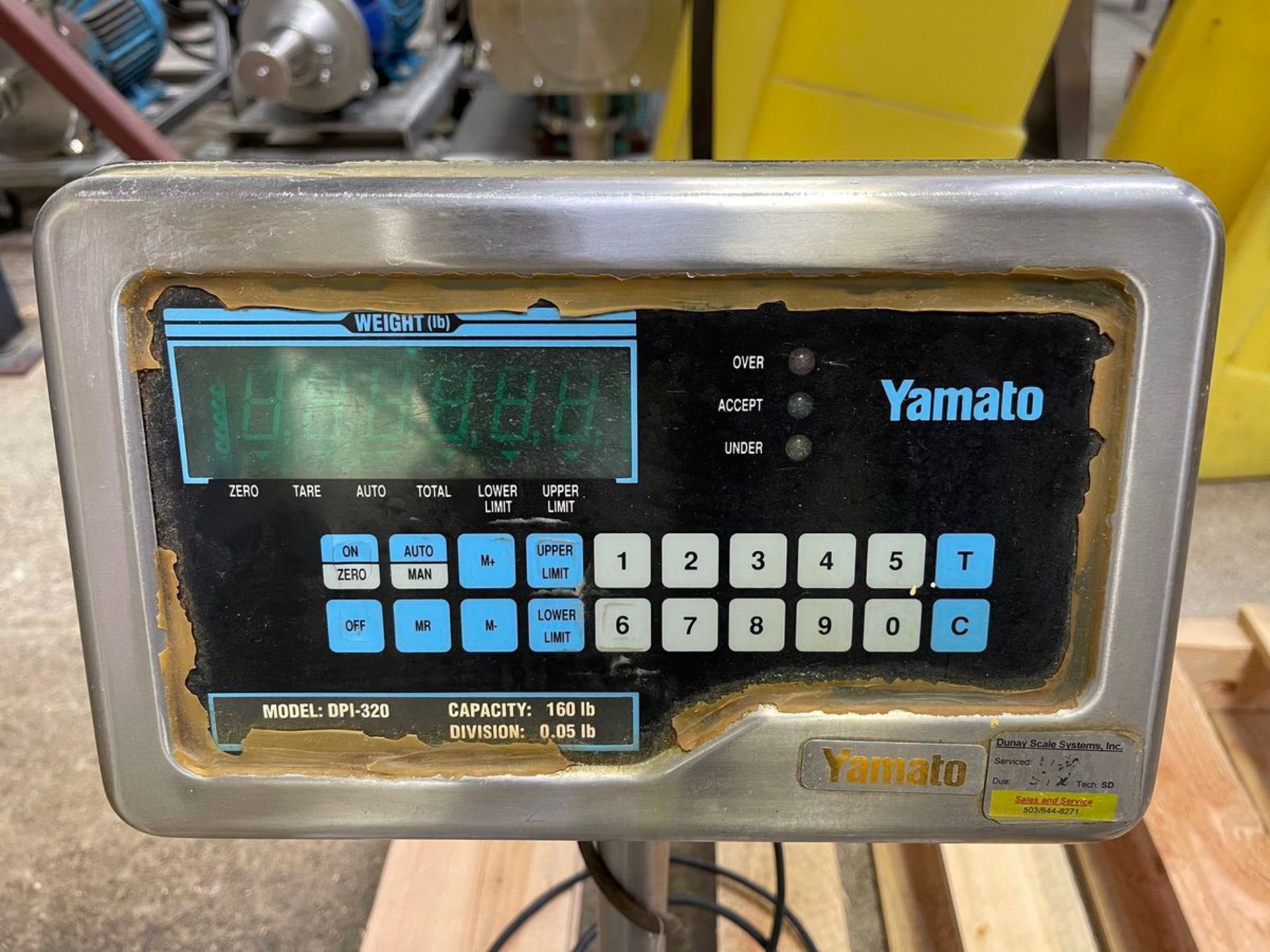 YAMATO DPI-320, 160 LB CAPACITY DIGITAL SCALE | Rig Fee: 25 - Image 2 of 2