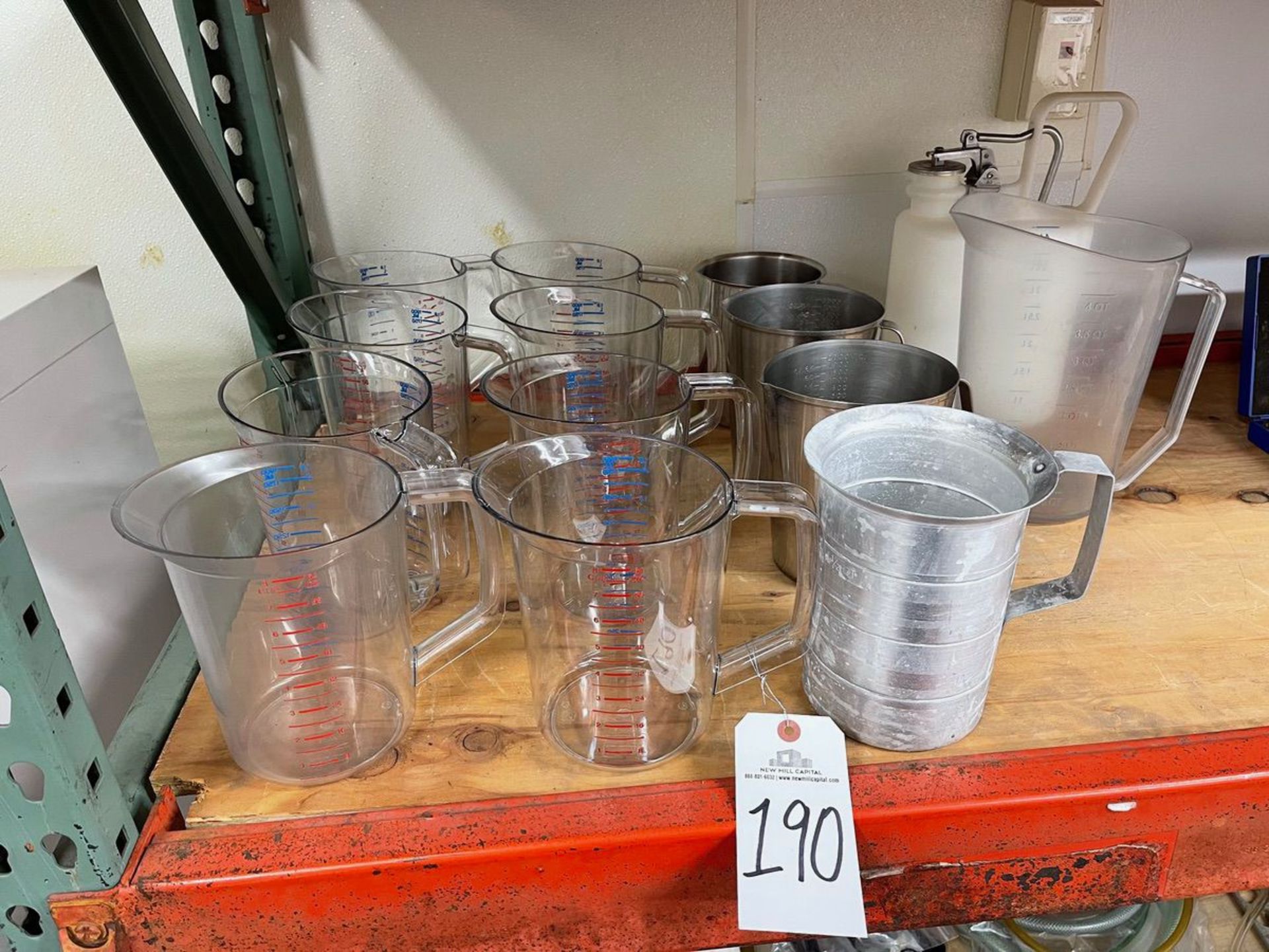 LOT OF MEASURING PITCHERS | Rig Fee: 25