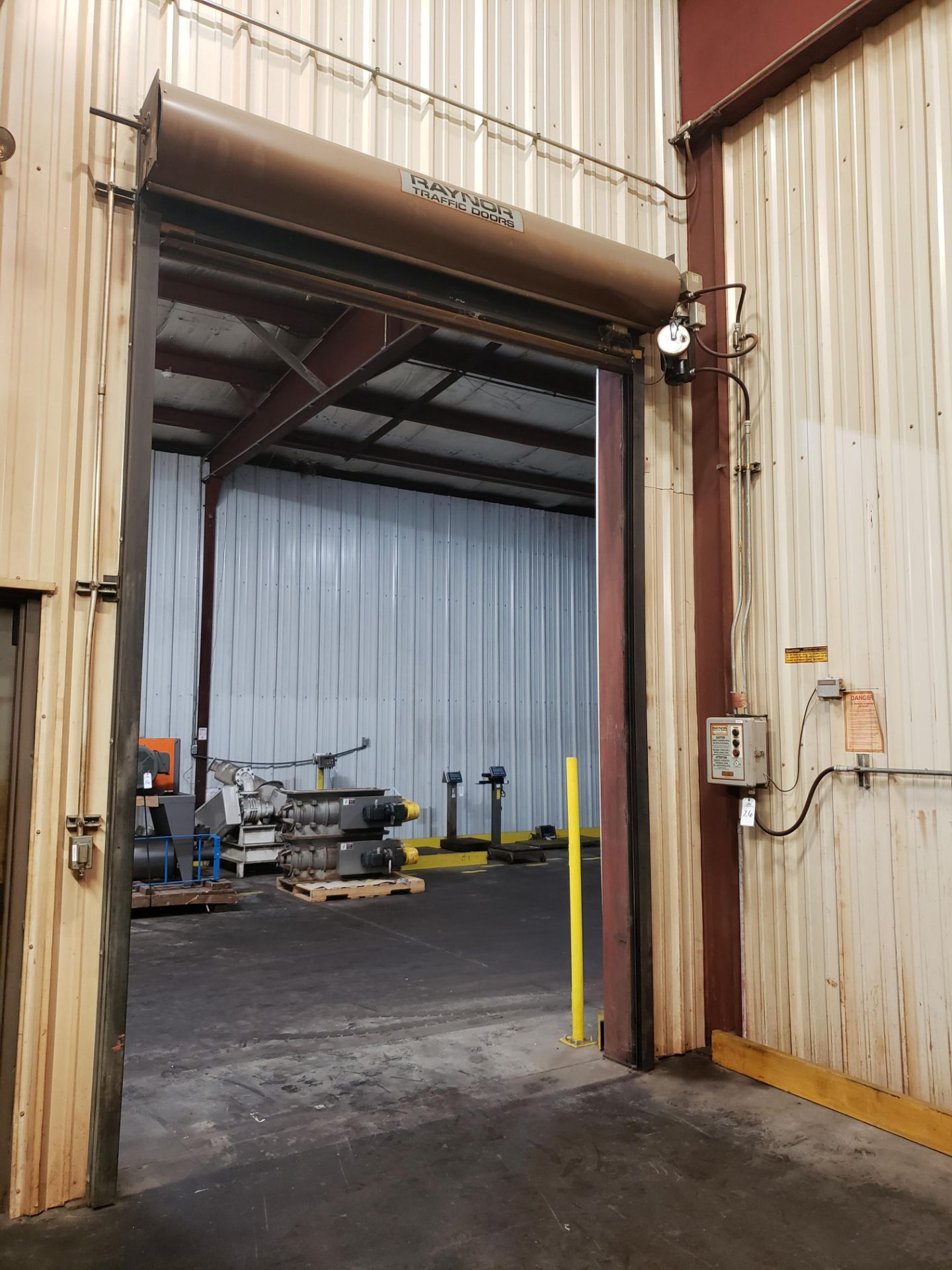 Raynor 8' X 12' High Speed Traffic Door, M# SJ1011 | Rig Fee: $400