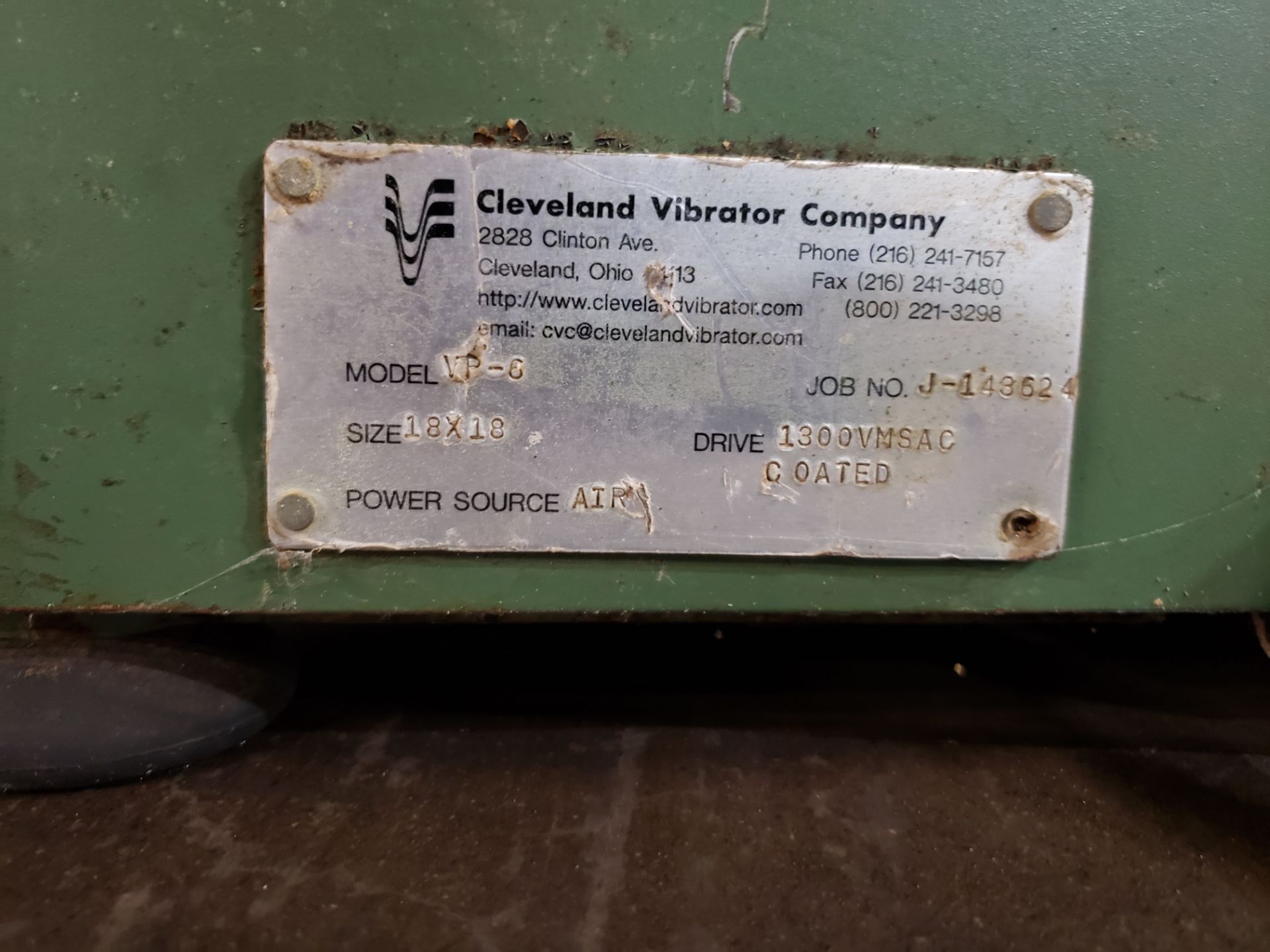 Cleveland Portable Pneumatic Vibrator, M# VP-6, S/N J-143624 | Rig Fee: $25 - Image 2 of 2