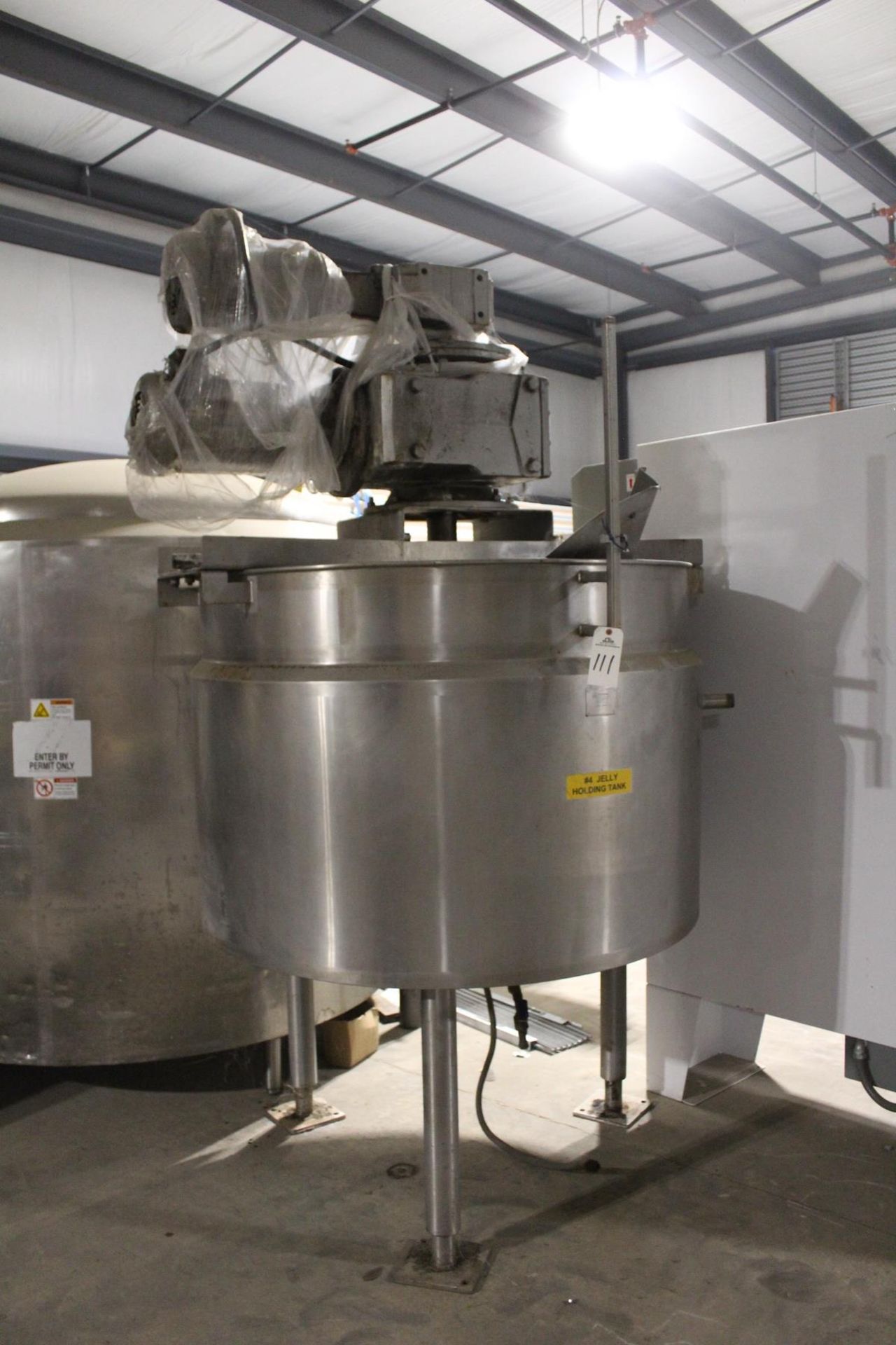 Cherry Burrell 300 Gallon Jacketed, Scrape Surface Twin Agitated Kettle, S/N E-007-9 | Reqd Rig: No